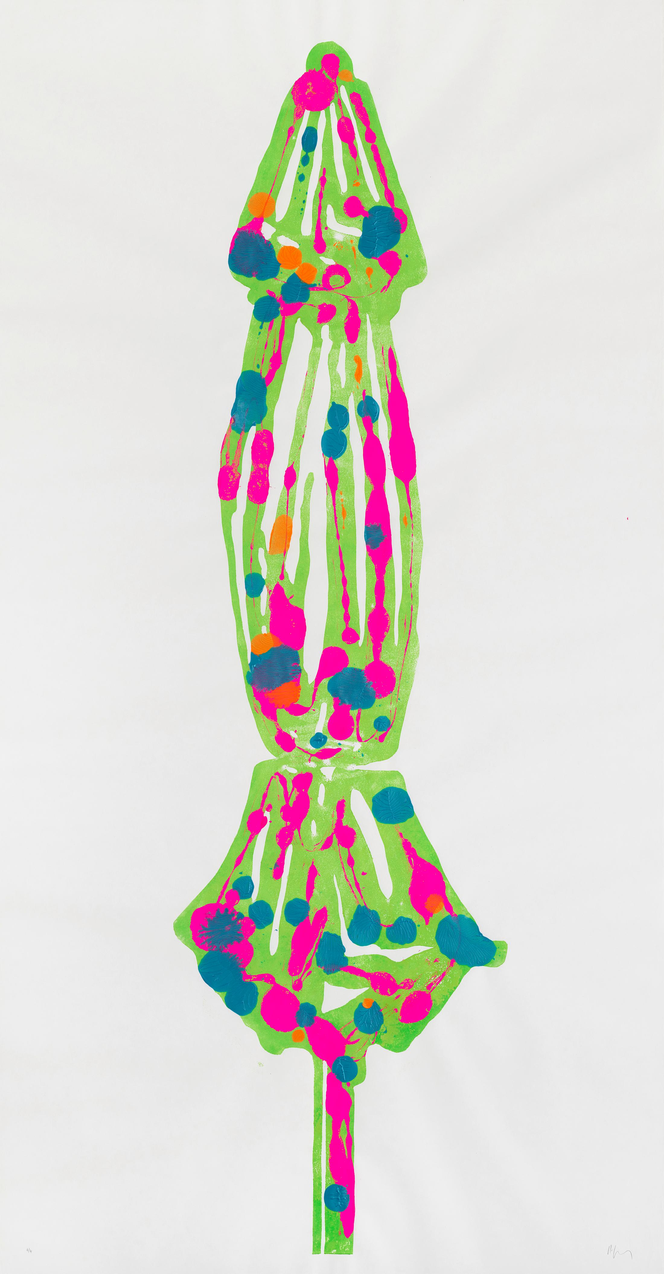 Exhibition View Groupshow «La metamorphose de l'art imprime; view on Denis Savary, Figueras, 2019 (Edition of 7 unique ones)» at VFO, Zurich, 2019 / Photo: Bernhard Strauss / Courtesy: the artist and VFO, Zurich