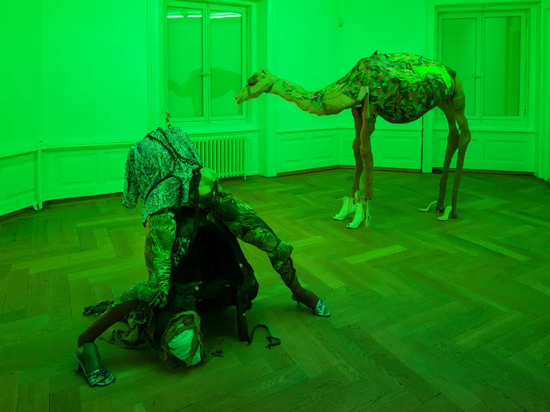 Exhibition View Latefa Wiersch Solo Show «Original Features» at Kunsthaus Langenthal, Langenthal, 2022 / Photo: CE / Courtesy: the artist and Kunsthaus Langenthal