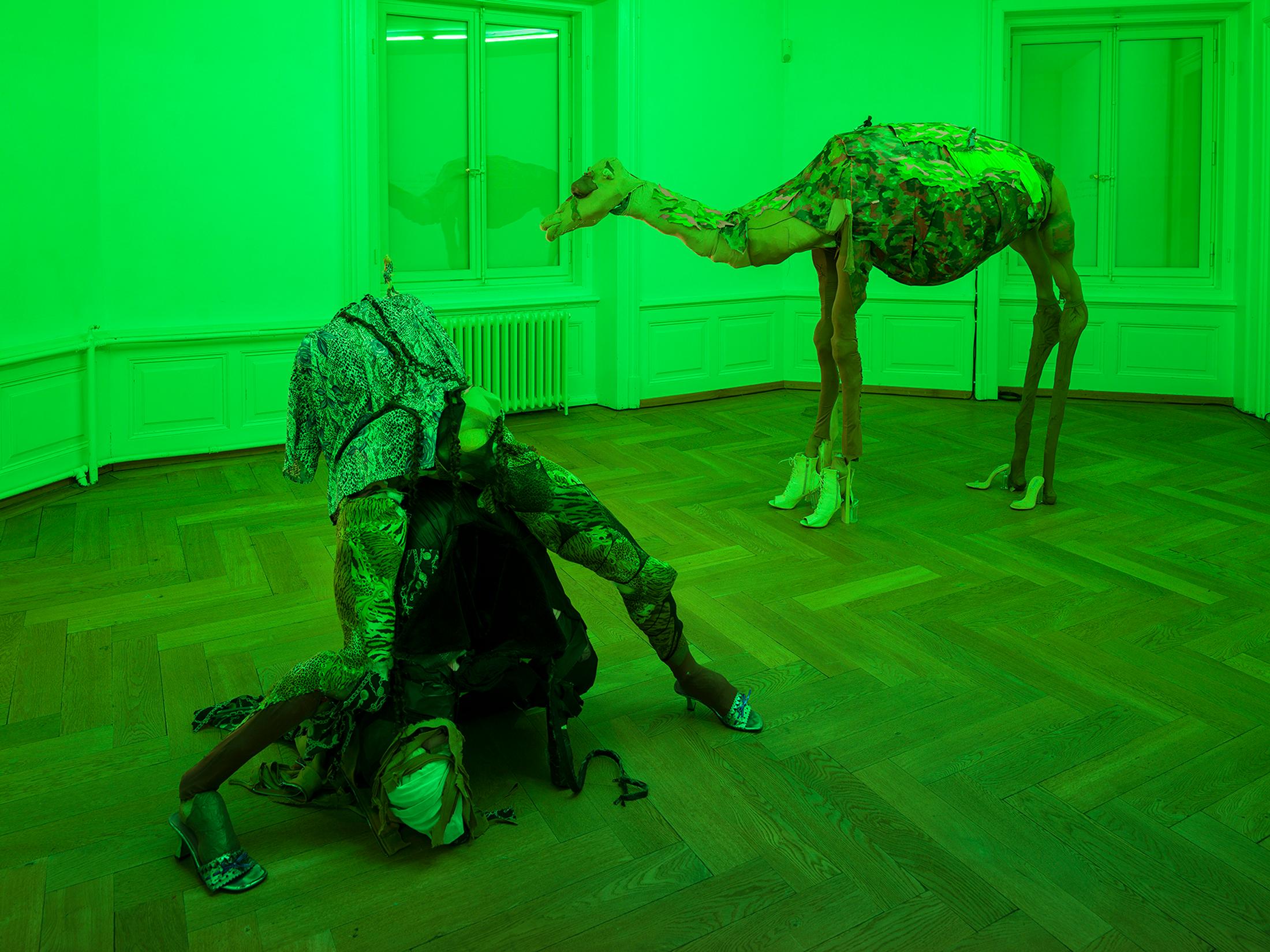 Exhibition View Latefa Wiersch Solo Show «Original Features» at Kunsthaus Langenthal, Langenthal, 2022 / Photo: CE / Courtesy: the artist and Kunsthaus Langenthal