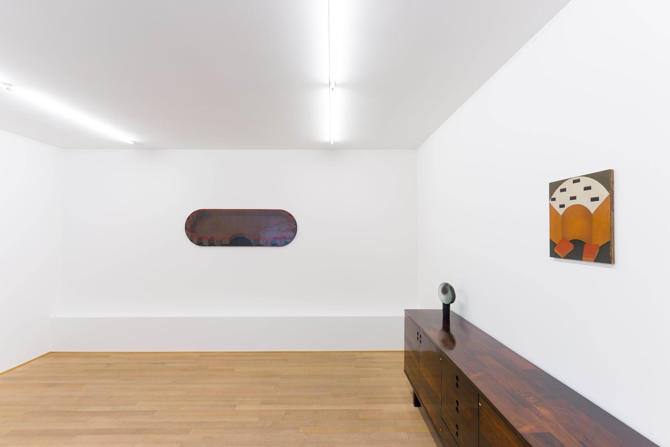 Exhibition View Laura Carralero Solo Show «New Paintings» at Mai 36 Galerie, Zurich, 2021 / Courtesy: the artist and Mai 36 Galerie