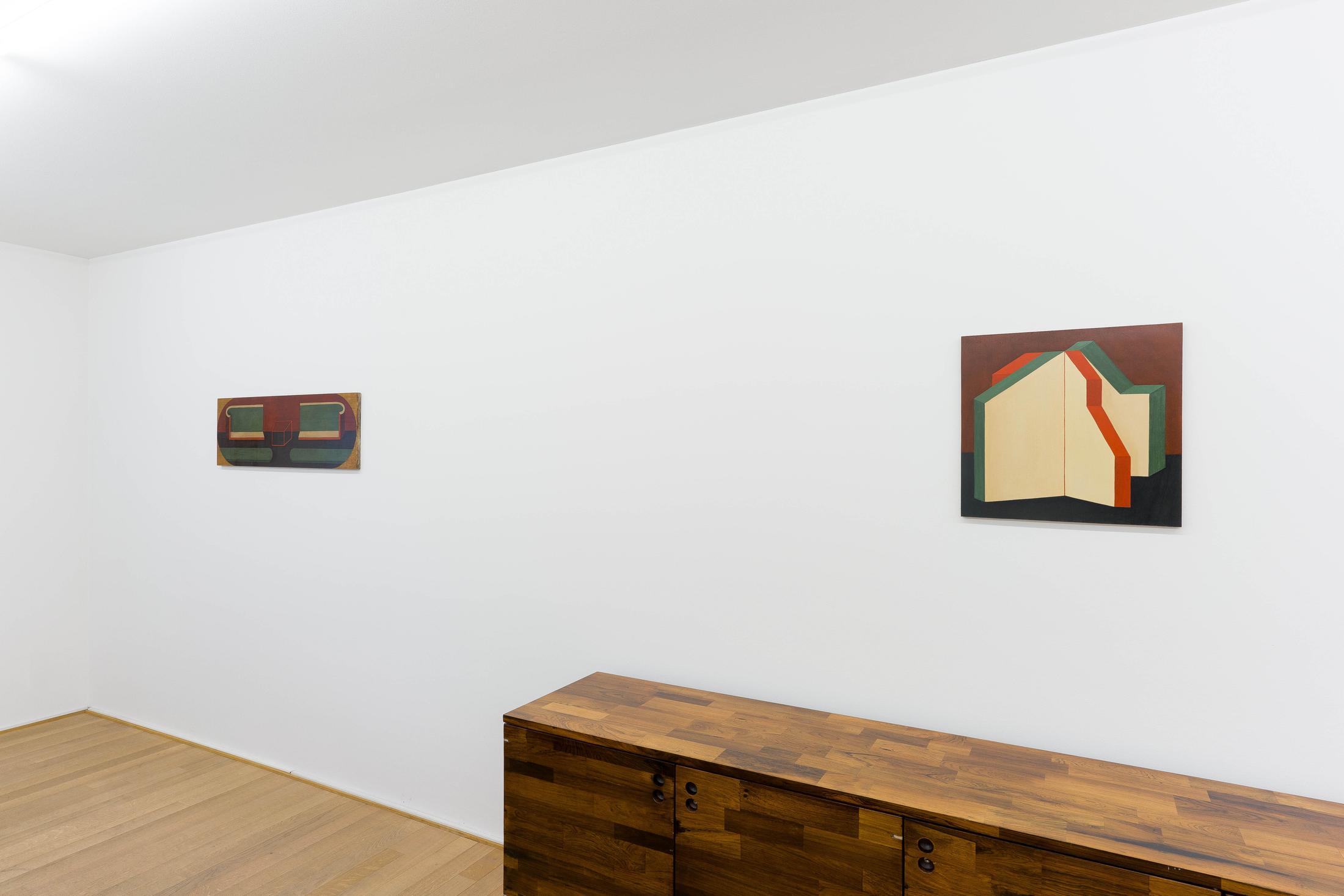 Exhibition View Laura Carralero Solo Show «New Paintings» at Mai 36 Galerie, Zurich, 2021 / Courtesy: the artist and Mai 36 Galerie