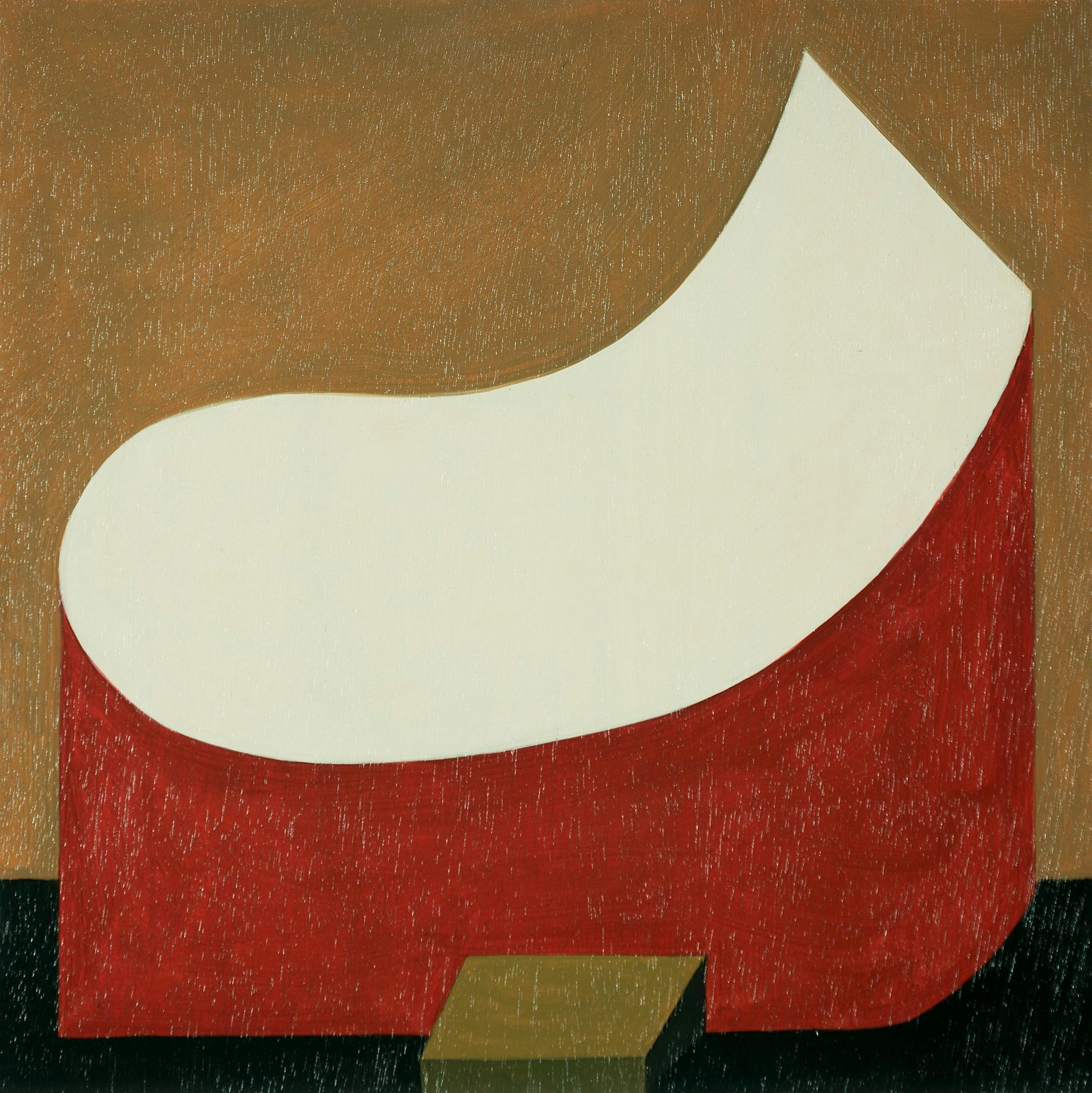 Exhibition View Laura Carralero Solo Show «New Paintings; view on Laura Carralero, Dormition, 2021, oil on plywood, 25 x 25 cm» at Mai 36 Galerie, Zurich, 2021 / Courtesy: the artist and Mai 36 Galerie