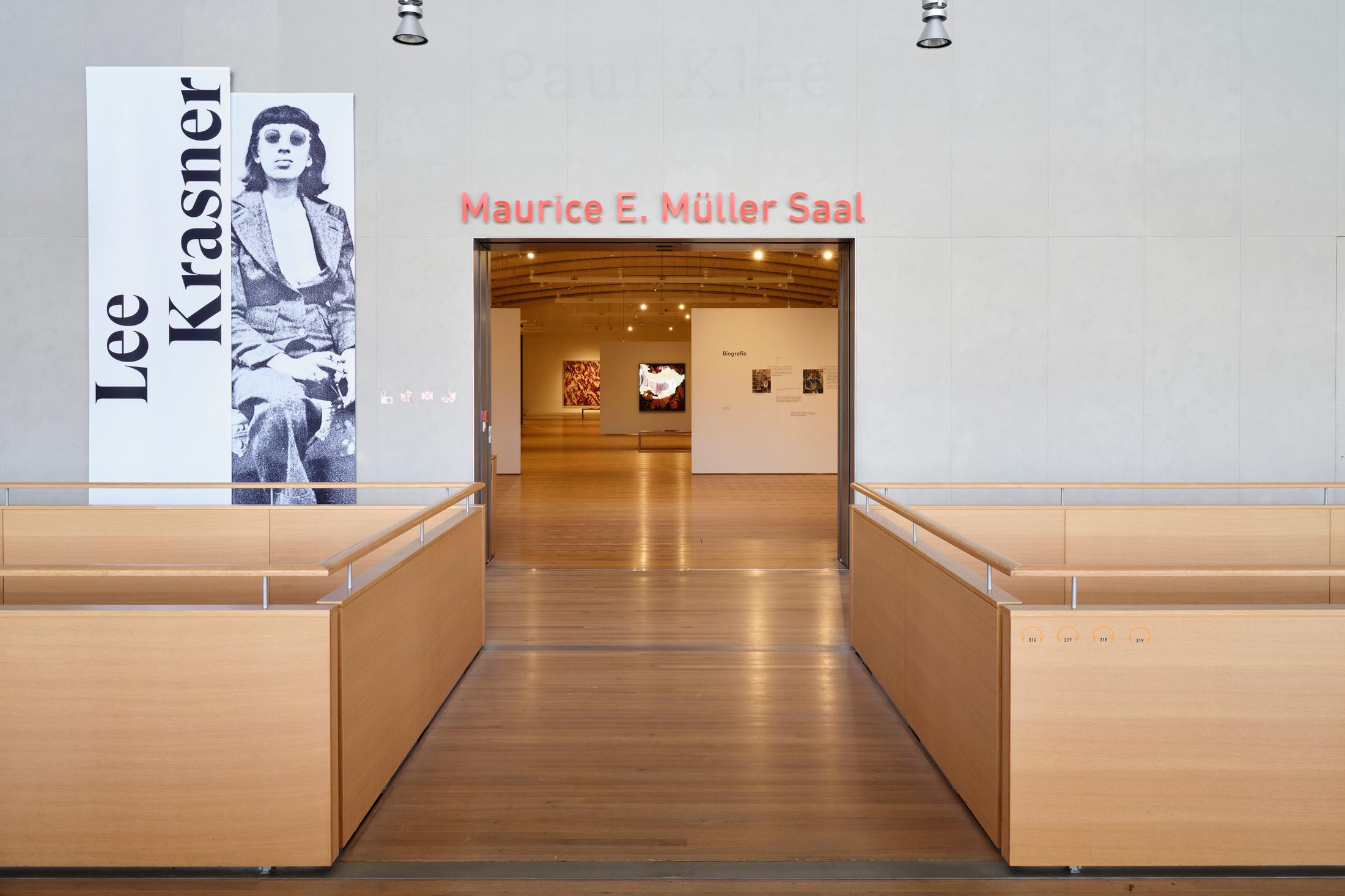 Exhibition View Lee Krasner Soloshow «Living Colour» at Zentrum Paul Klee, Bern, 2020 / © Zentrum Paul Klee, Bern