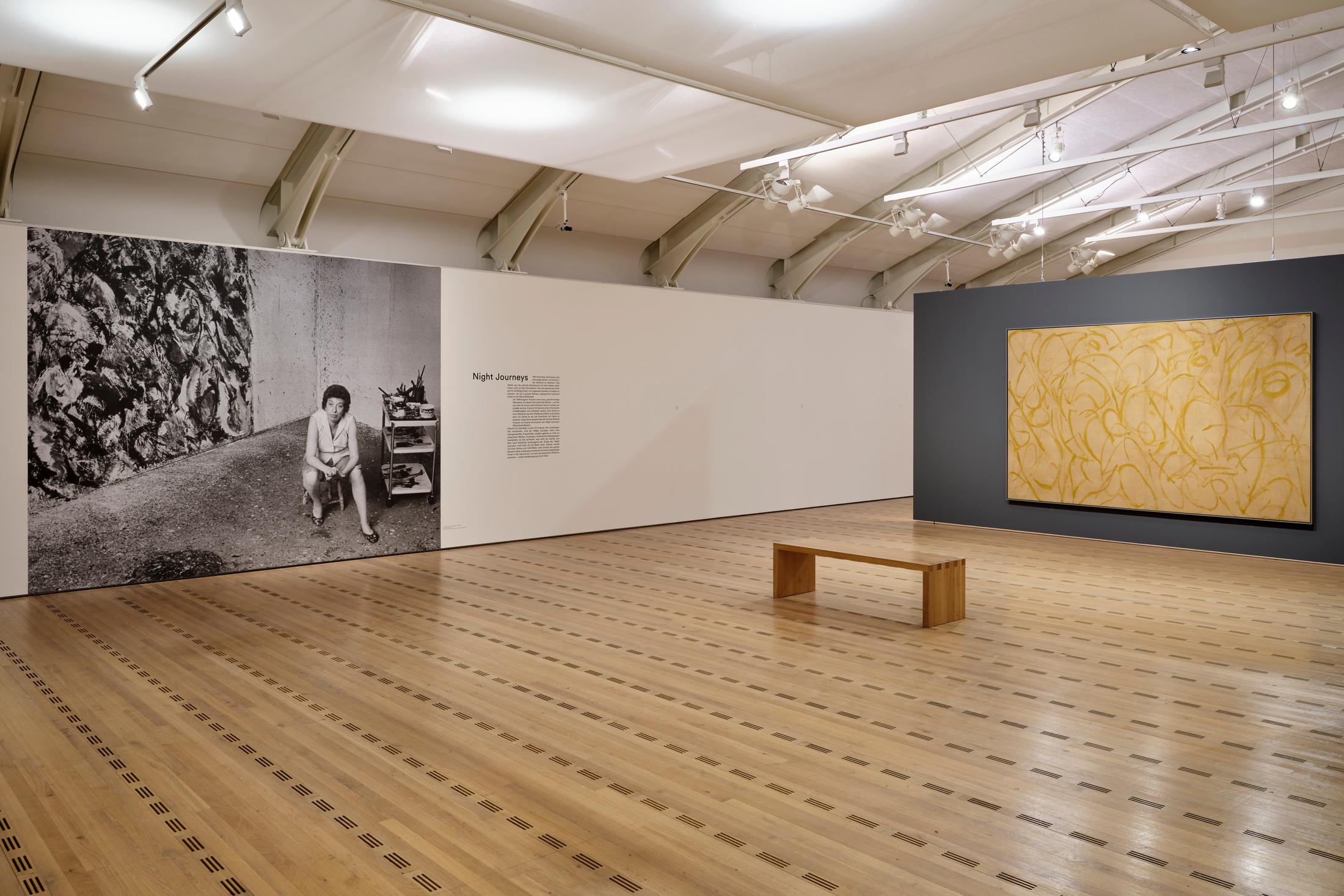 Exhibition View Lee Krasner Soloshow «Living Colour» at Zentrum Paul Klee, Bern, 2020 / © Zentrum Paul Klee, Bern