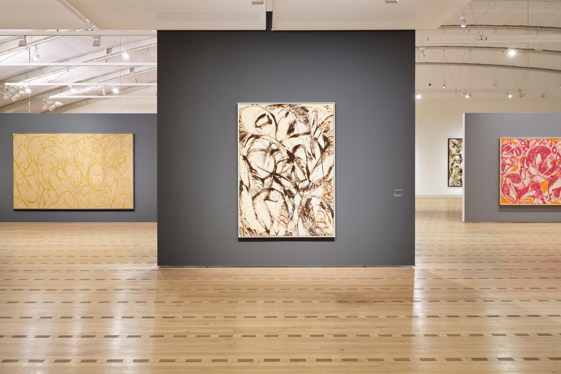 Exhibition View Lee Krasner Soloshow «Living Colour» at Zentrum Paul Klee, Bern, 2020 / © Zentrum Paul Klee, Bern