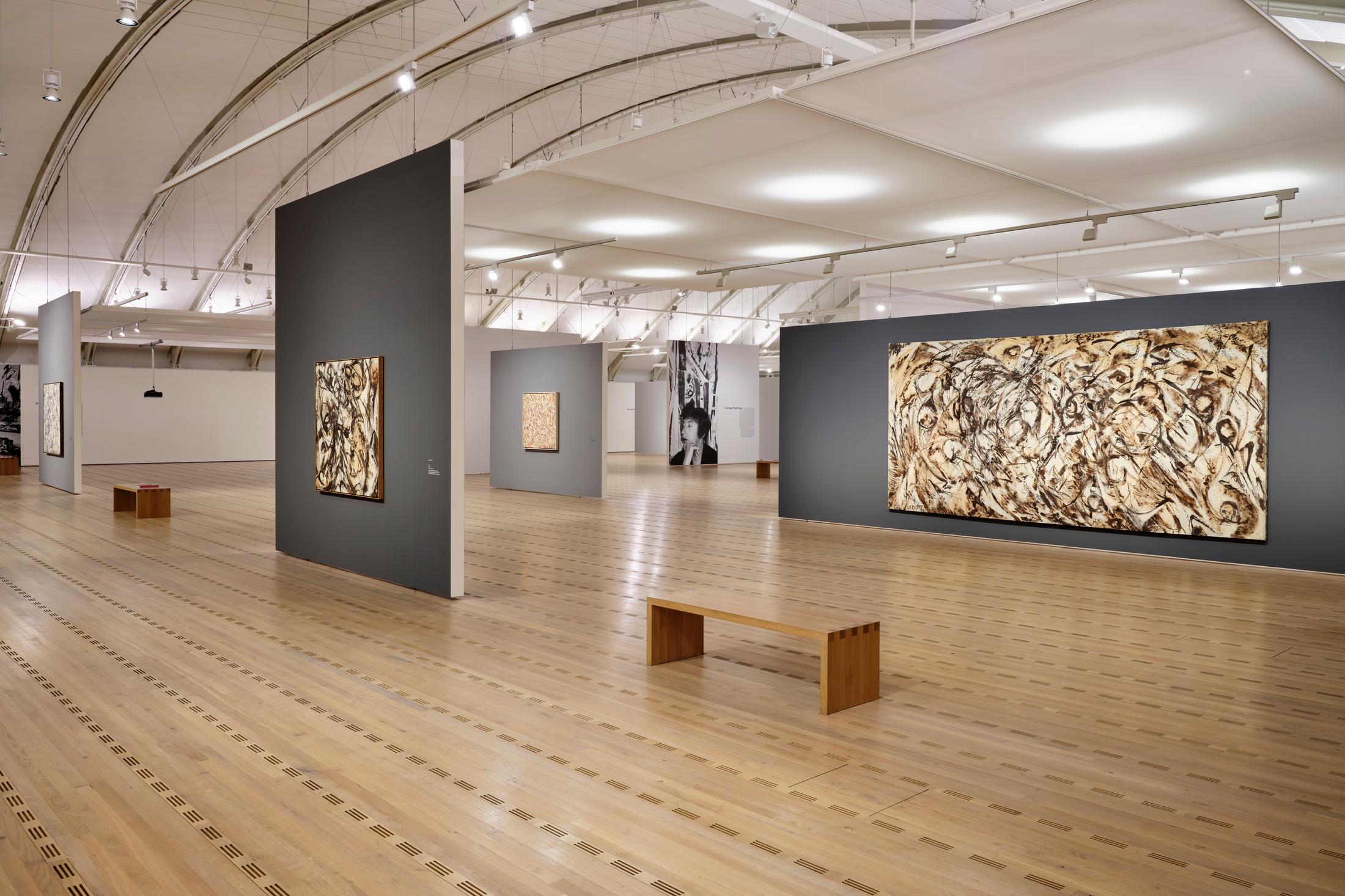Exhibition View Lee Krasner Soloshow «Living Colour» at Zentrum Paul Klee, Bern, 2020 / © Zentrum Paul Klee, Bern