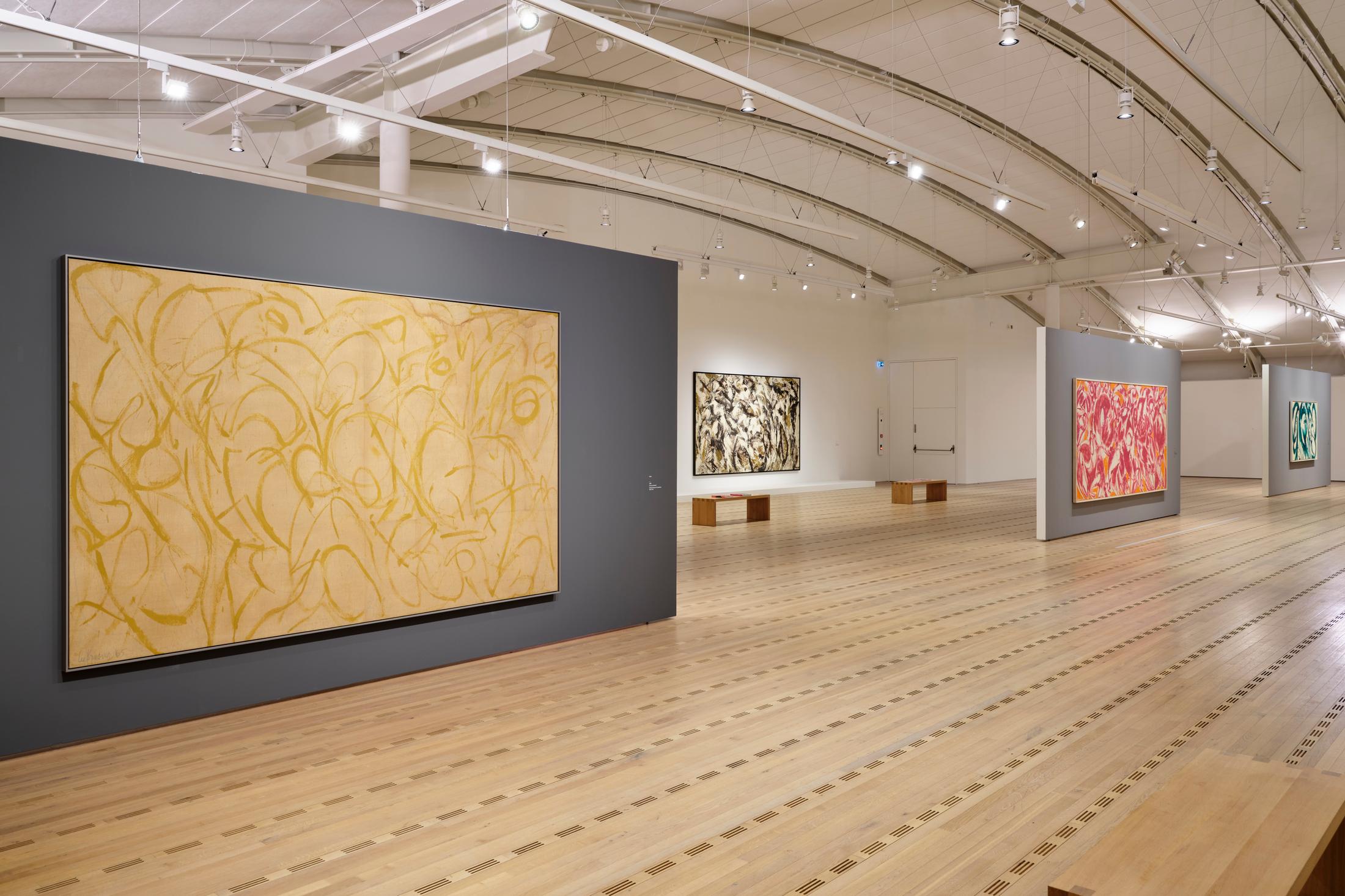 Exhibition View Lee Krasner Soloshow «Living Colour» at Zentrum Paul Klee, Bern, 2020 / © Zentrum Paul Klee, Bern