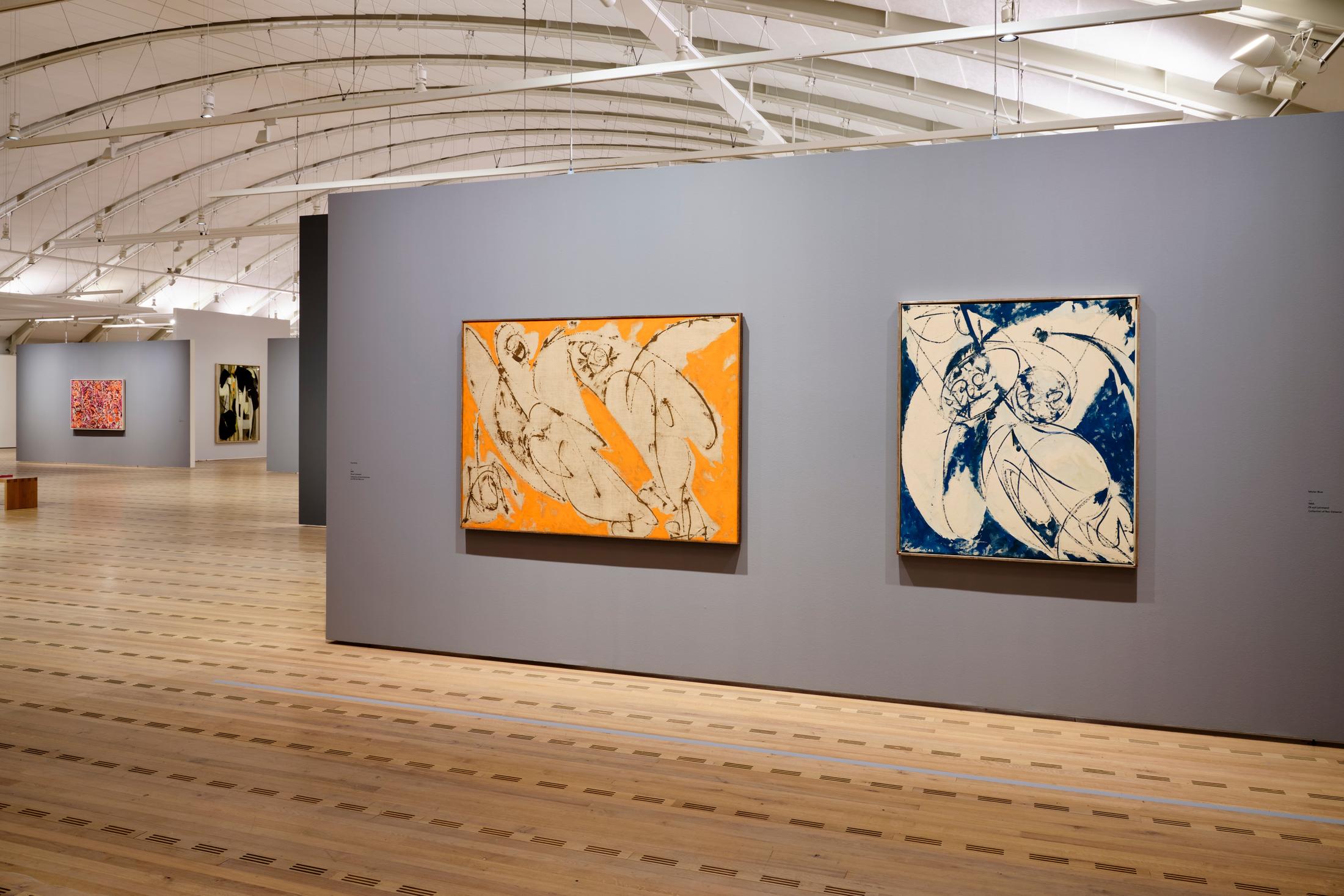 Exhibition View Lee Krasner Soloshow «Living Colour» at Zentrum Paul Klee, Bern, 2020 / © Zentrum Paul Klee, Bern