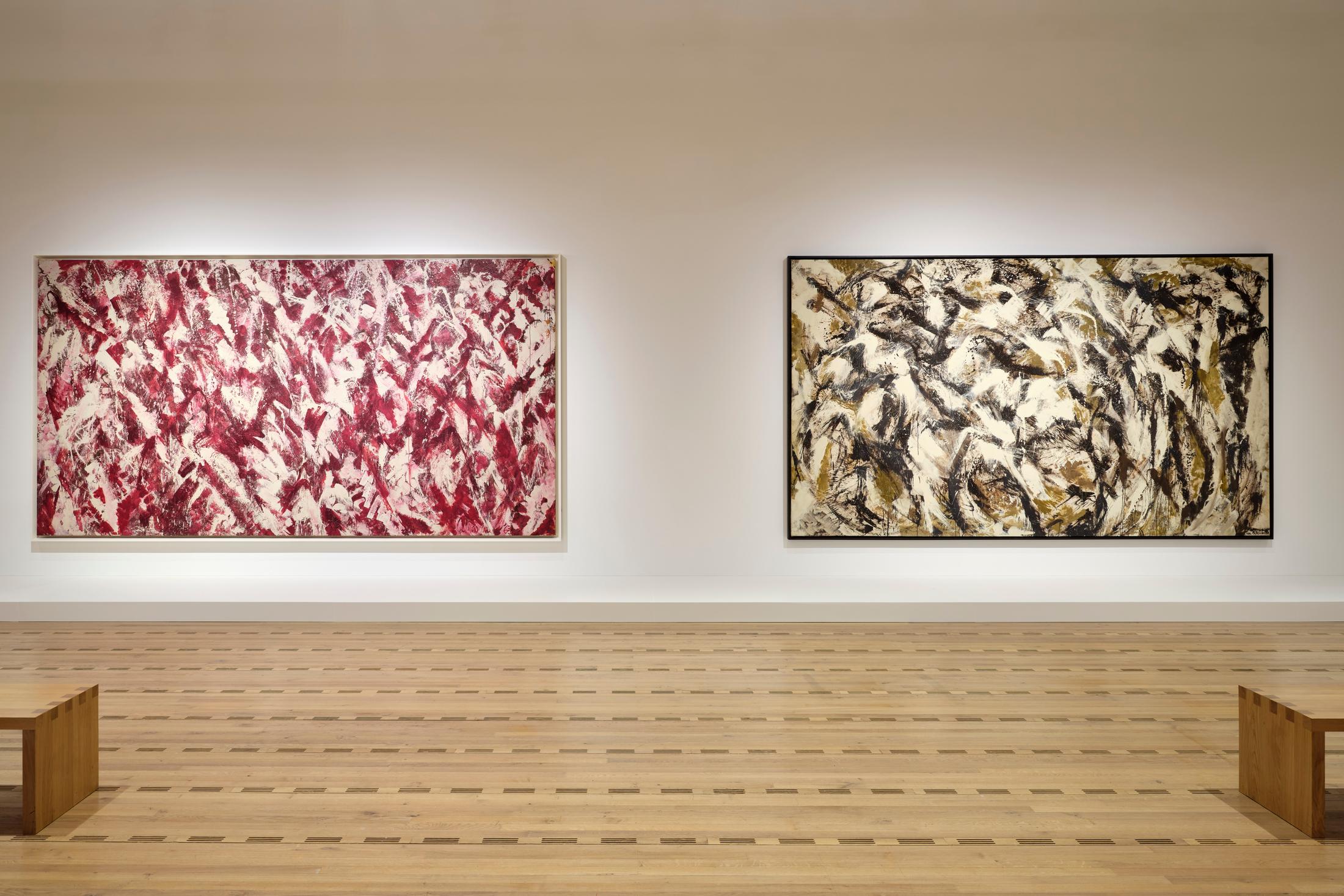 Exhibition View Lee Krasner Soloshow «Living Colour» at Zentrum Paul Klee, Bern, 2020 / © Zentrum Paul Klee, Bern