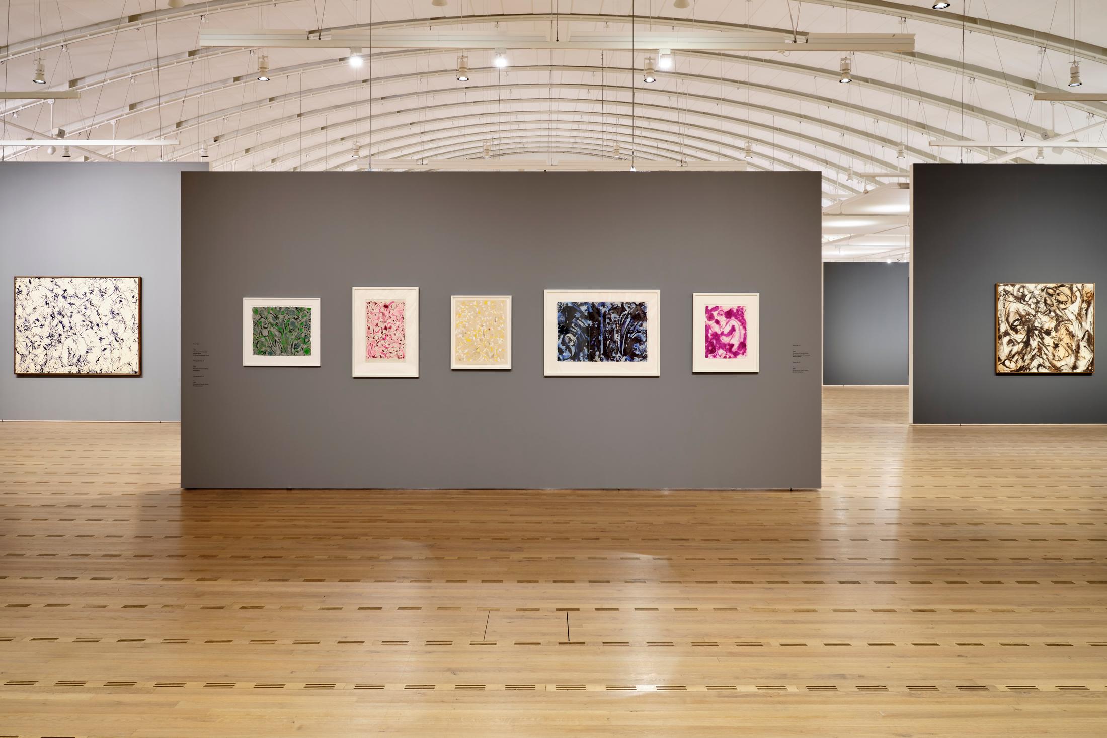 Exhibition View Lee Krasner Soloshow «Living Colour» at Zentrum Paul Klee, Bern, 2020 / © Zentrum Paul Klee, Bern