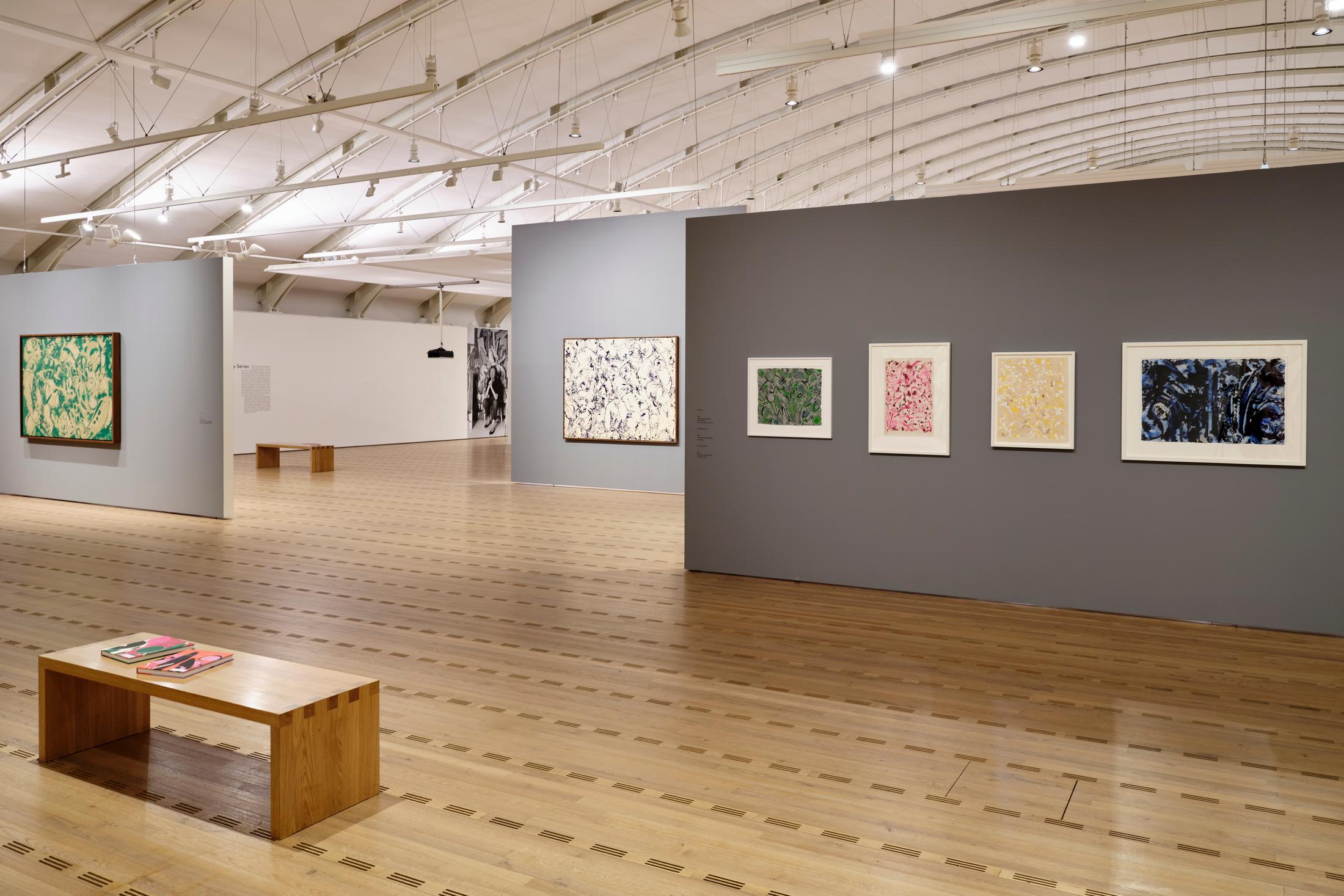 Exhibition View Lee Krasner Soloshow «Living Colour» at Zentrum Paul Klee, Bern, 2020 / © Zentrum Paul Klee, Bern