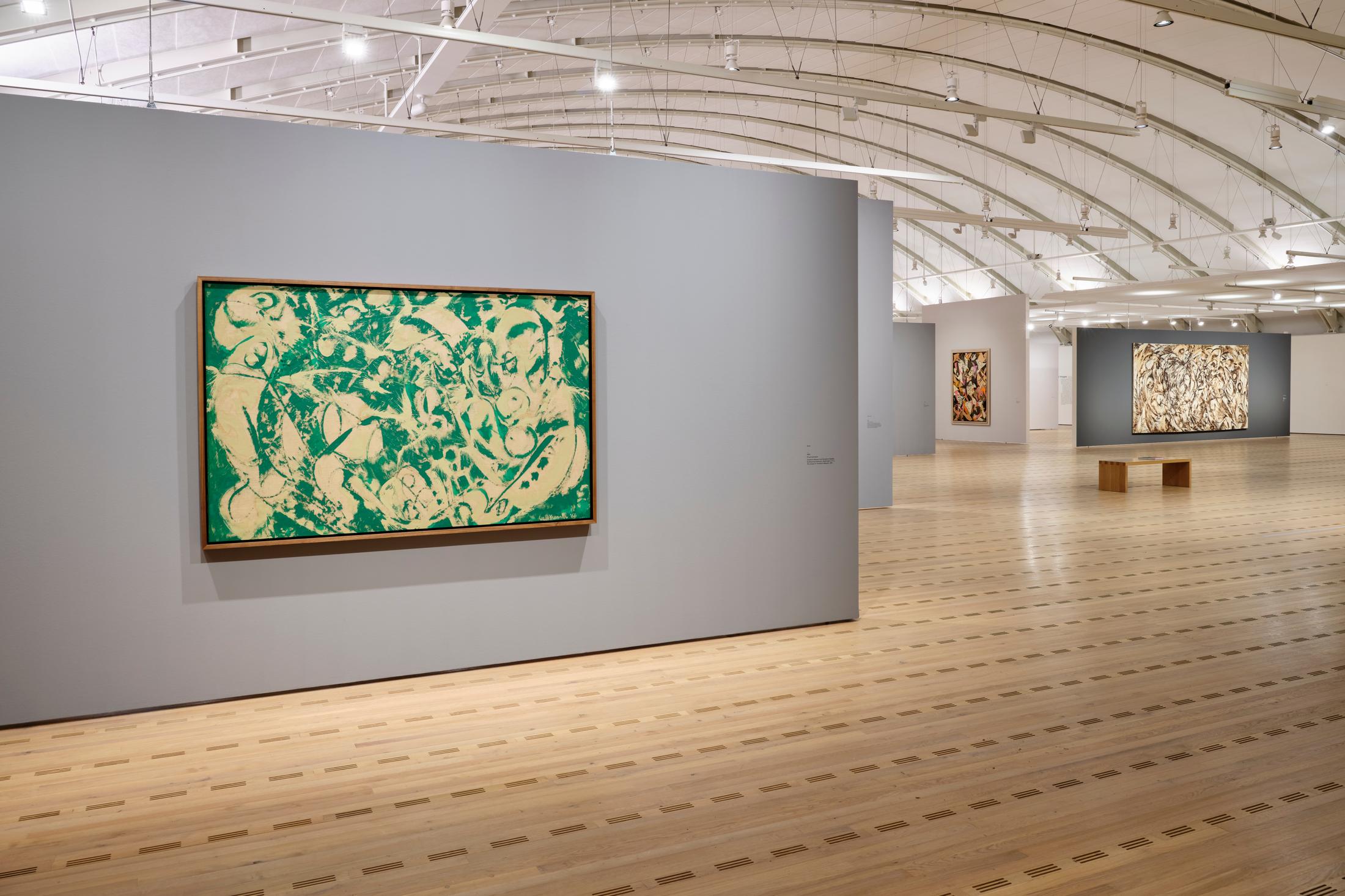 Exhibition View Lee Krasner Soloshow «Living Colour» at Zentrum Paul Klee, Bern, 2020 / © Zentrum Paul Klee, Bern