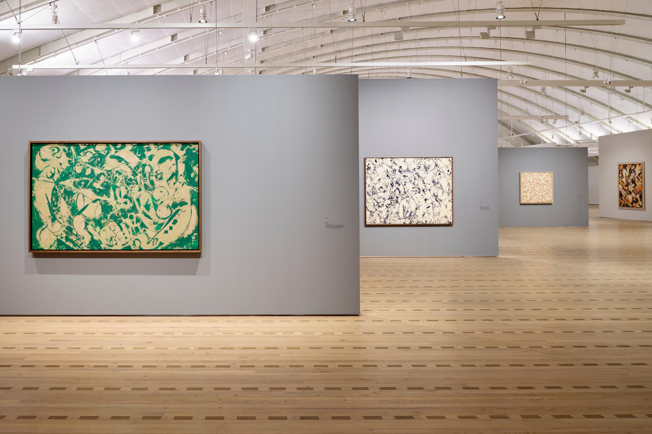 Exhibition View Lee Krasner Soloshow «Living Colour» at Zentrum Paul Klee, Bern, 2020 / © Zentrum Paul Klee, Bern