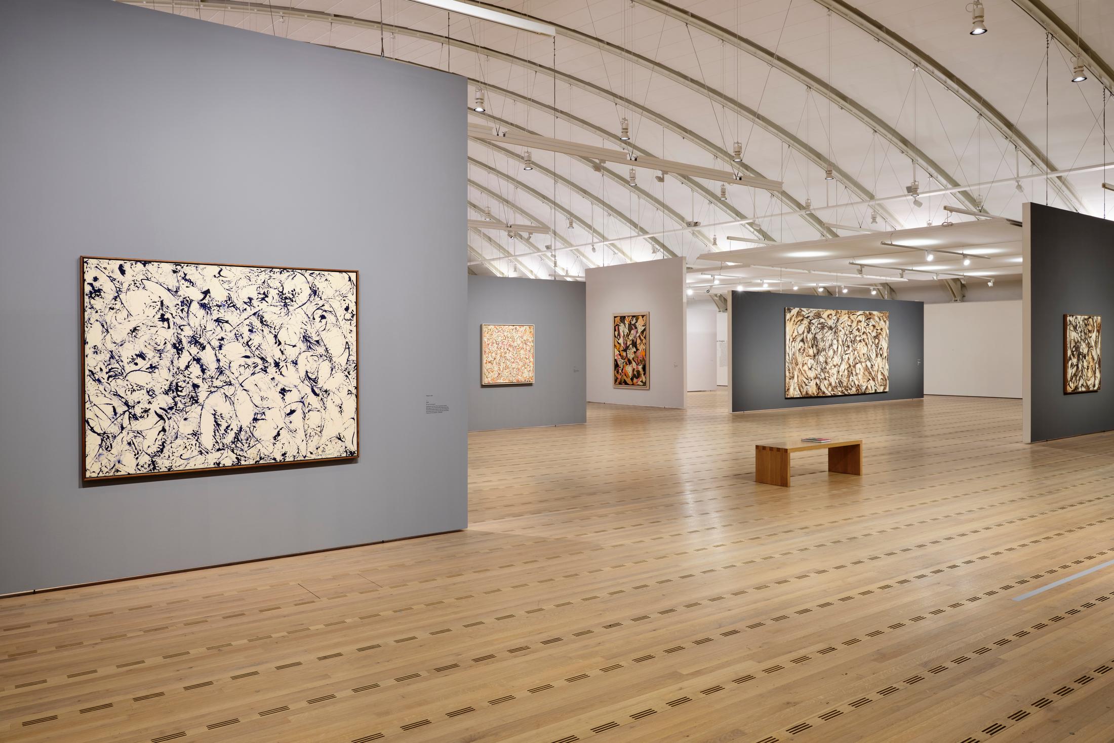 Exhibition View Lee Krasner Soloshow «Living Colour» at Zentrum Paul Klee, Bern, 2020 / © Zentrum Paul Klee, Bern