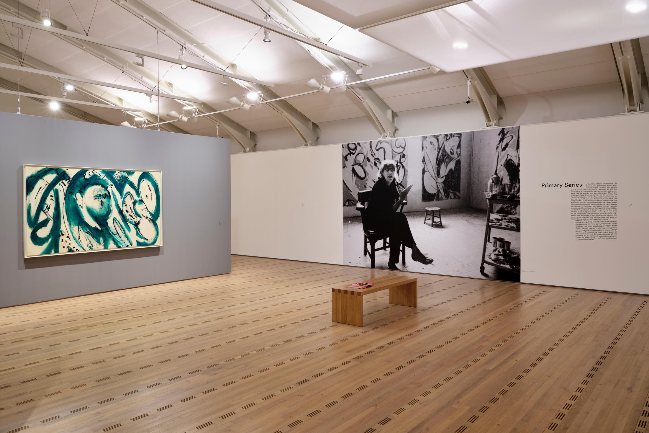 Exhibition View Lee Krasner Soloshow «Living Colour» at Zentrum Paul Klee, Bern, 2020 / © Zentrum Paul Klee, Bern