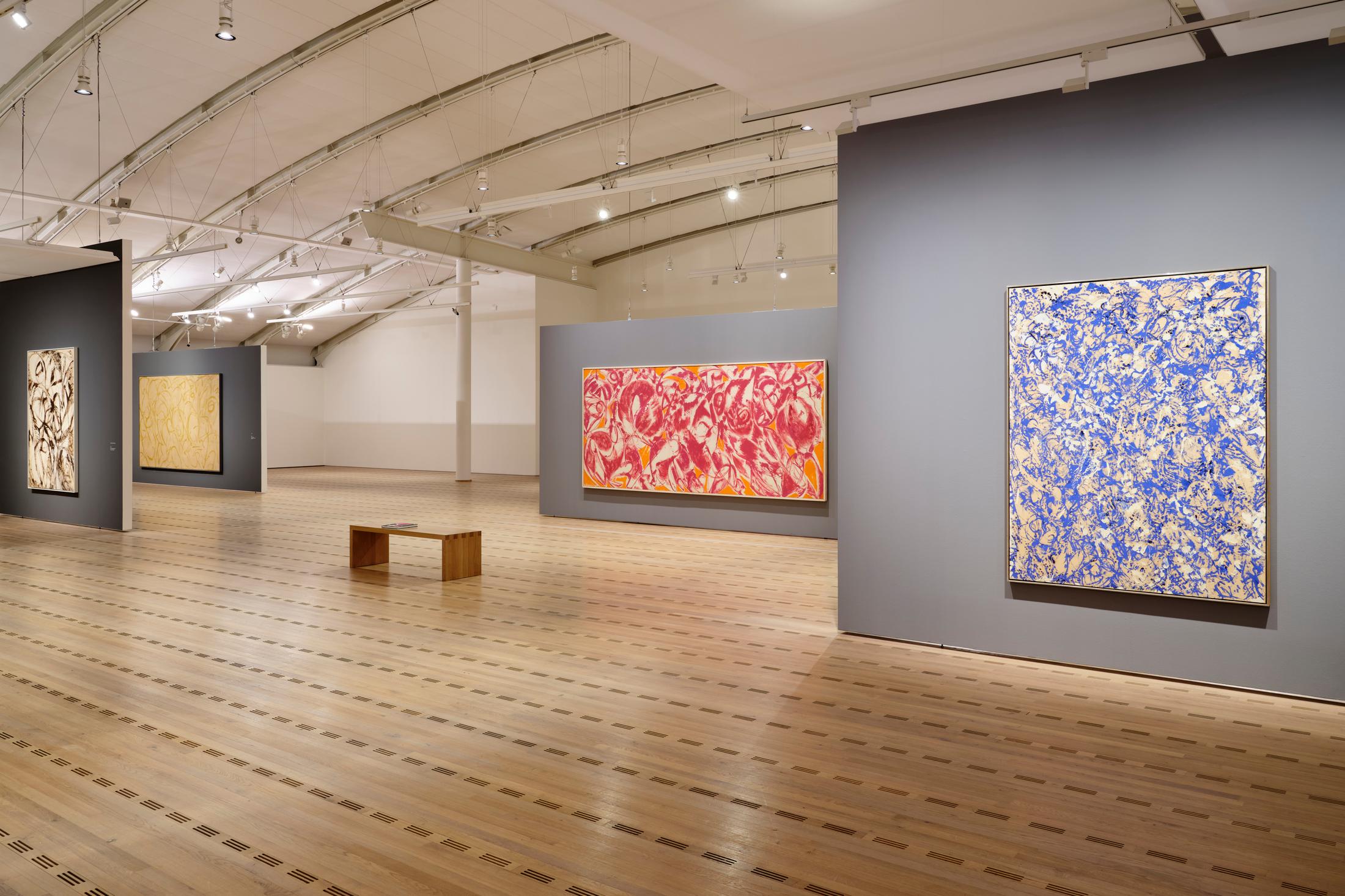 Exhibition View Lee Krasner Soloshow «Living Colour» at Zentrum Paul Klee, Bern, 2020 / © Zentrum Paul Klee, Bern
