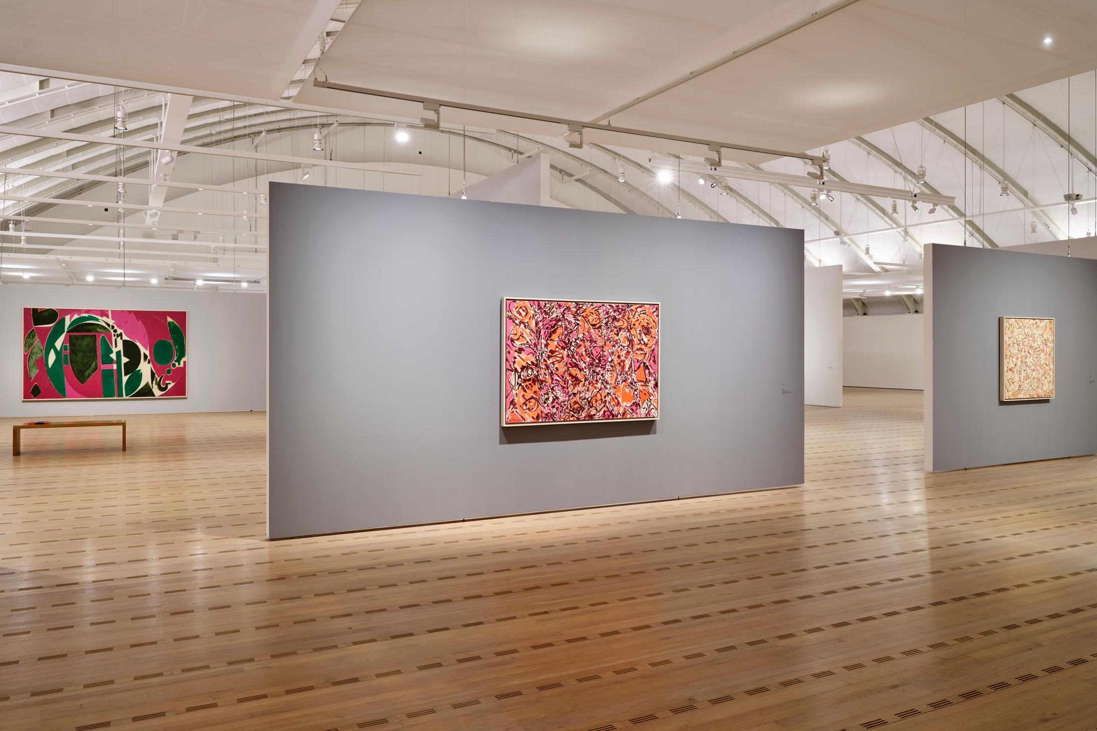 Exhibition View Lee Krasner Soloshow «Living Colour» at Zentrum Paul Klee, Bern, 2020 / © Zentrum Paul Klee, Bern