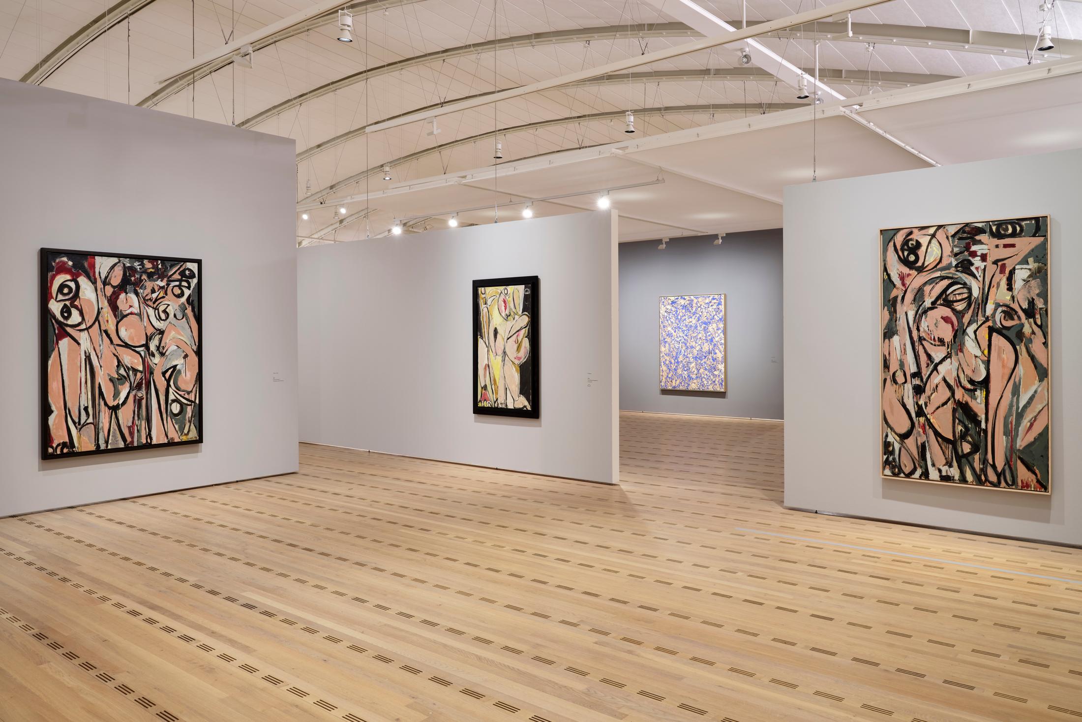 Exhibition View Lee Krasner Soloshow «Living Colour» at Zentrum Paul Klee, Bern, 2020 / © Zentrum Paul Klee, Bern