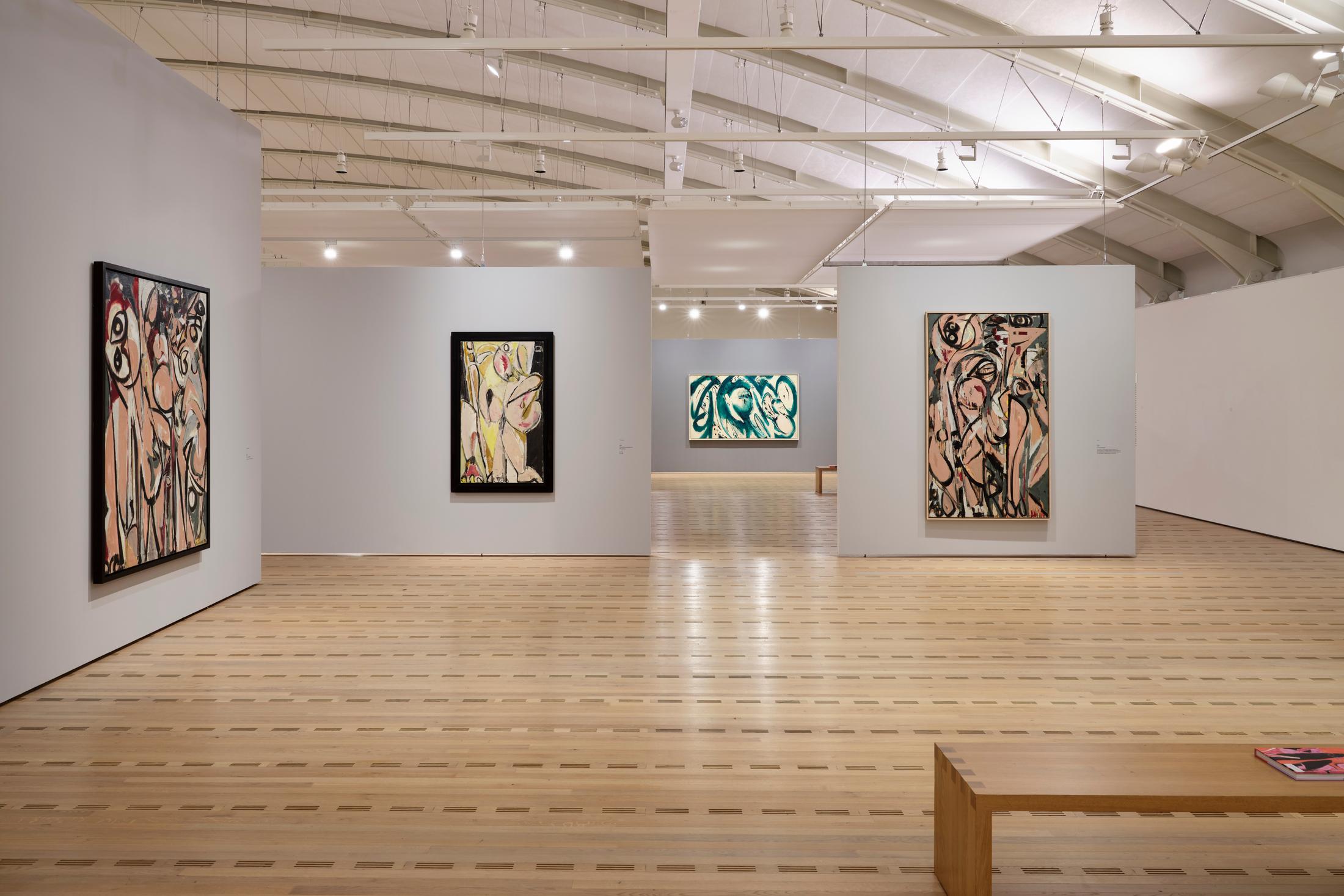 Exhibition View Lee Krasner Soloshow «Living Colour» at Zentrum Paul Klee, Bern, 2020 / © Zentrum Paul Klee, Bern