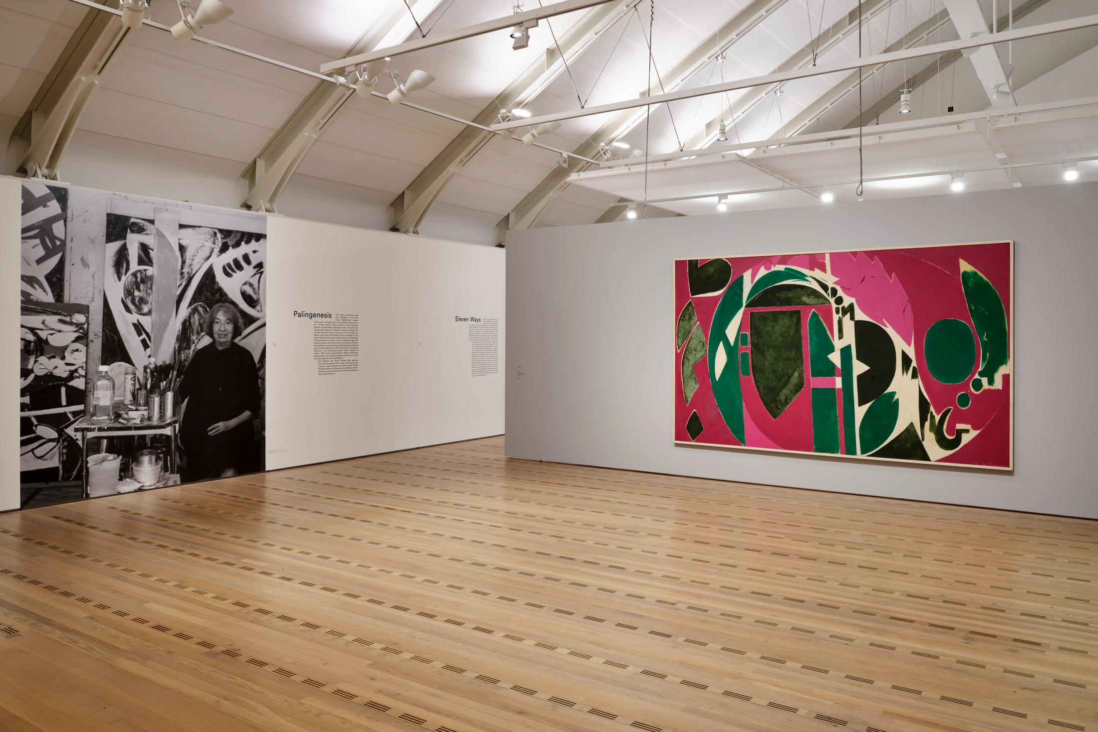 Exhibition View Lee Krasner Soloshow «Living Colour» at Zentrum Paul Klee, Bern, 2020 / © Zentrum Paul Klee, Bern
