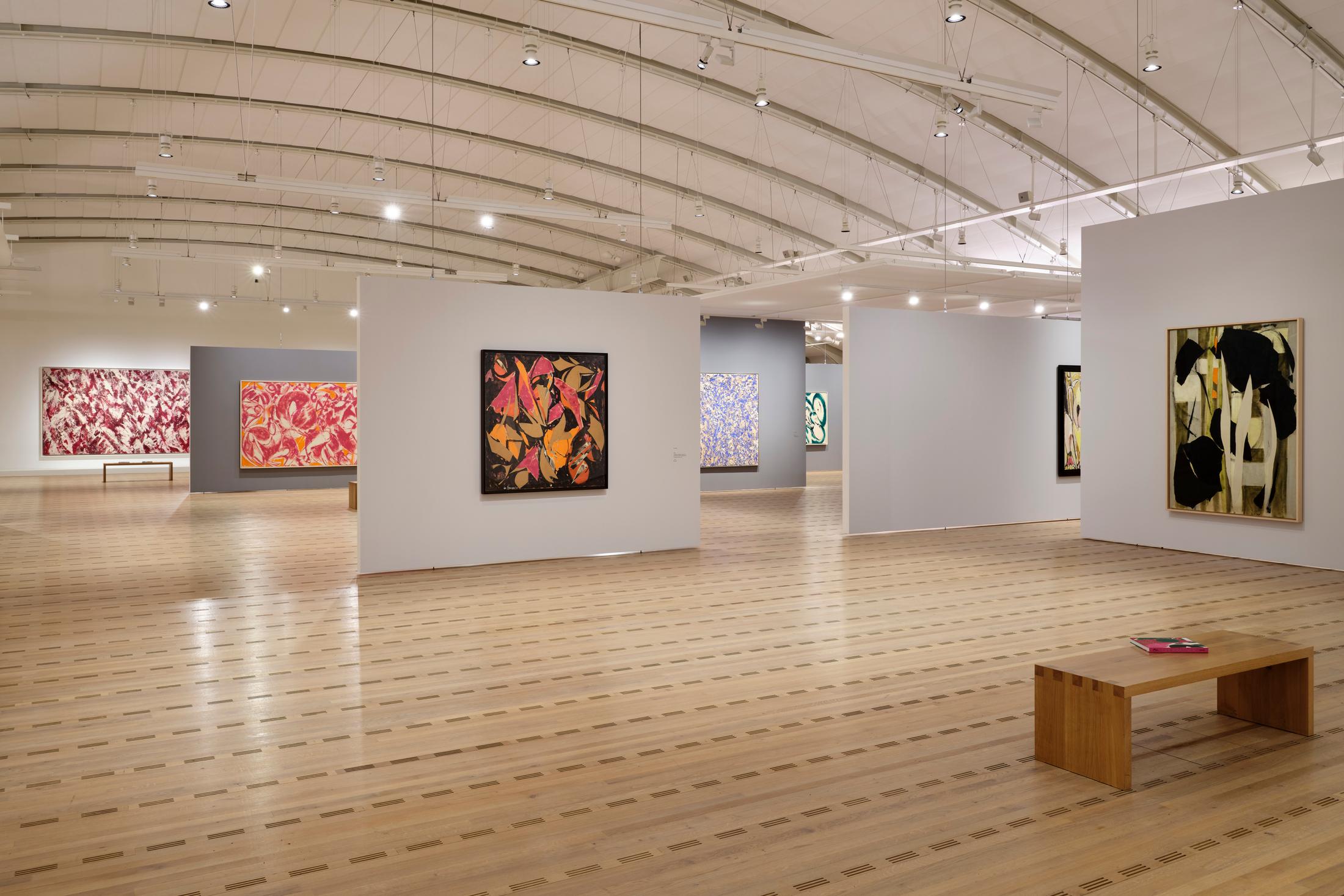 Exhibition View Lee Krasner Soloshow «Living Colour» at Zentrum Paul Klee, Bern, 2020 / © Zentrum Paul Klee, Bern