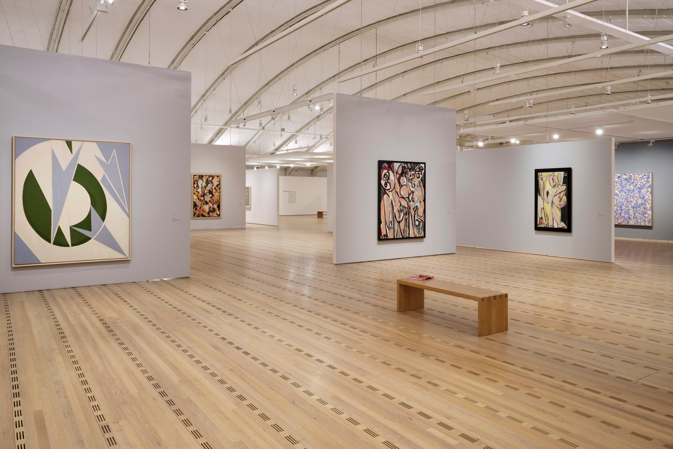 Exhibition View Lee Krasner Soloshow «Living Colour» at Zentrum Paul Klee, Bern, 2020 / © Zentrum Paul Klee, Bern