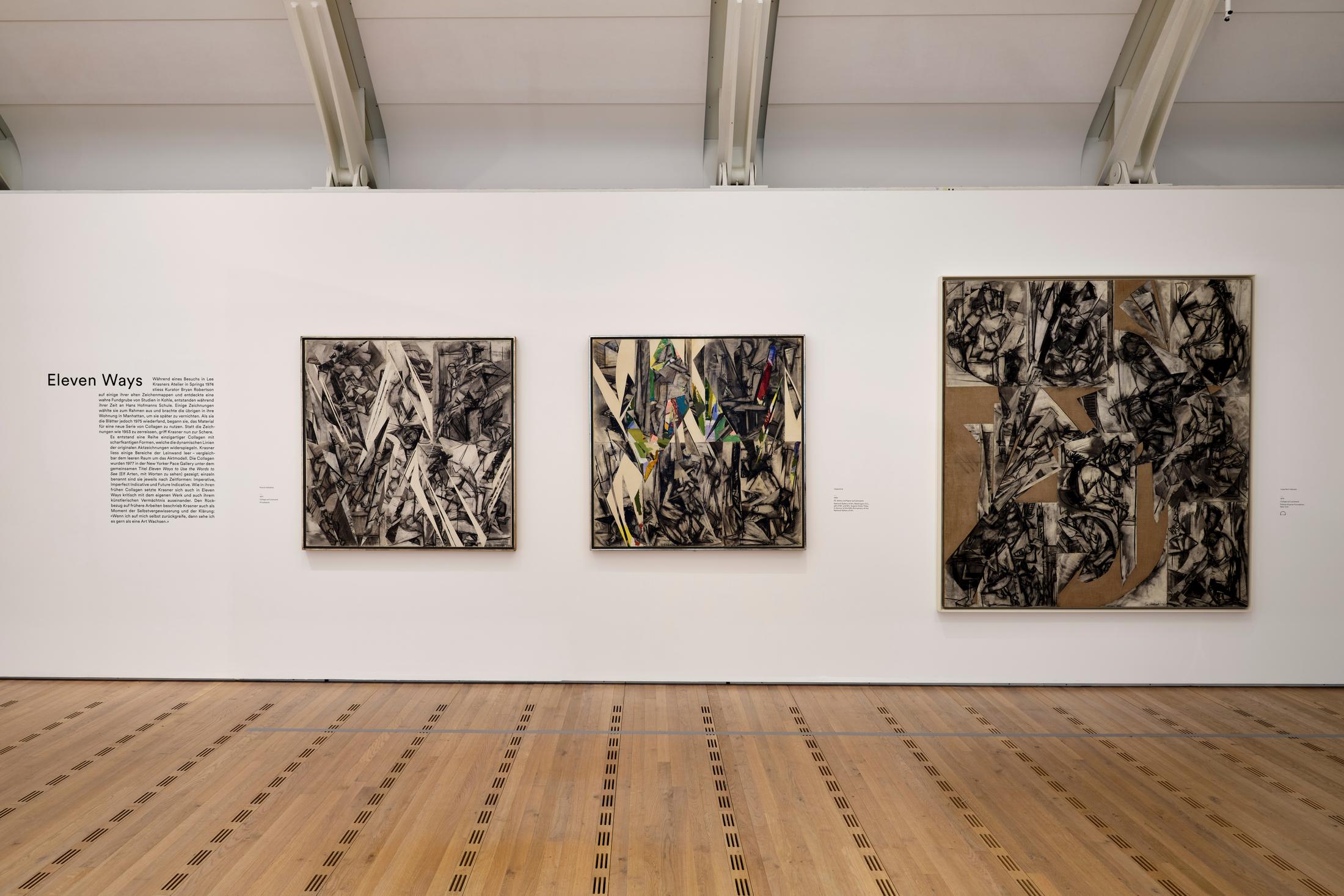 Exhibition View Lee Krasner Soloshow «Living Colour» at Zentrum Paul Klee, Bern, 2020 / © Zentrum Paul Klee, Bern