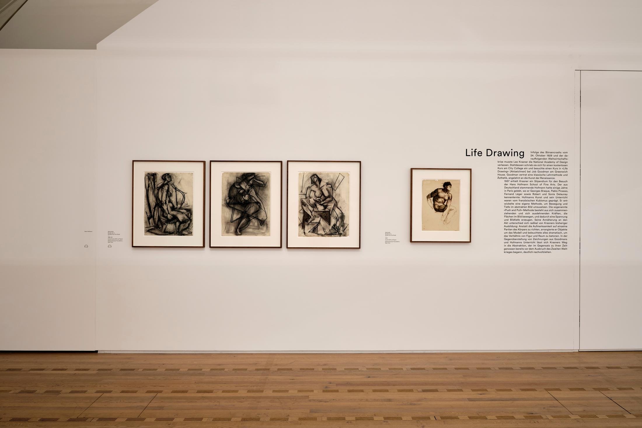 Exhibition View Lee Krasner Soloshow «Living Colour» at Zentrum Paul Klee, Bern, 2020 / © Zentrum Paul Klee, Bern