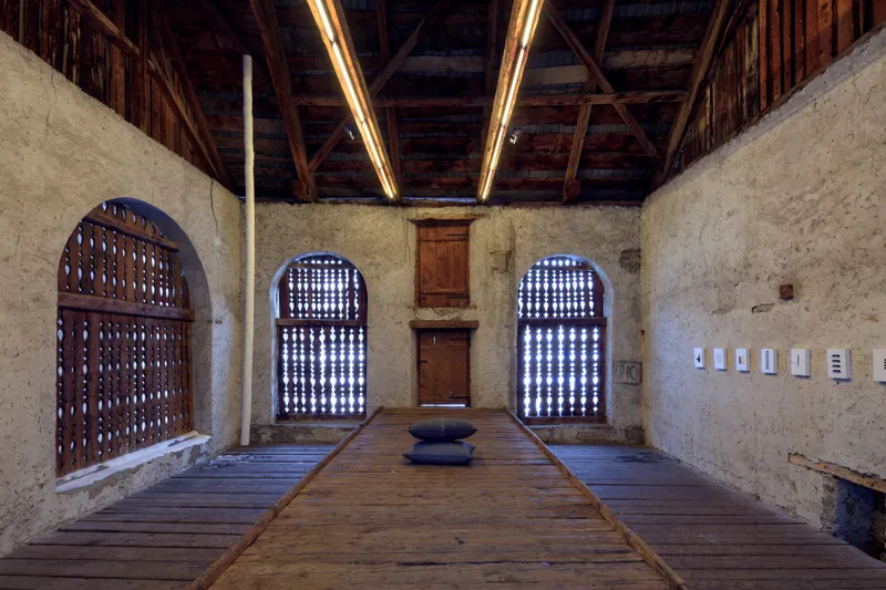 Exhibition View Li Gao Soloshow «Half and Half» at Stalla Madulain, Madulain, 2020 / Photo: Paulo Ricardo dos Santos Sousa / Courtesy: the artist and Stalla Madulain