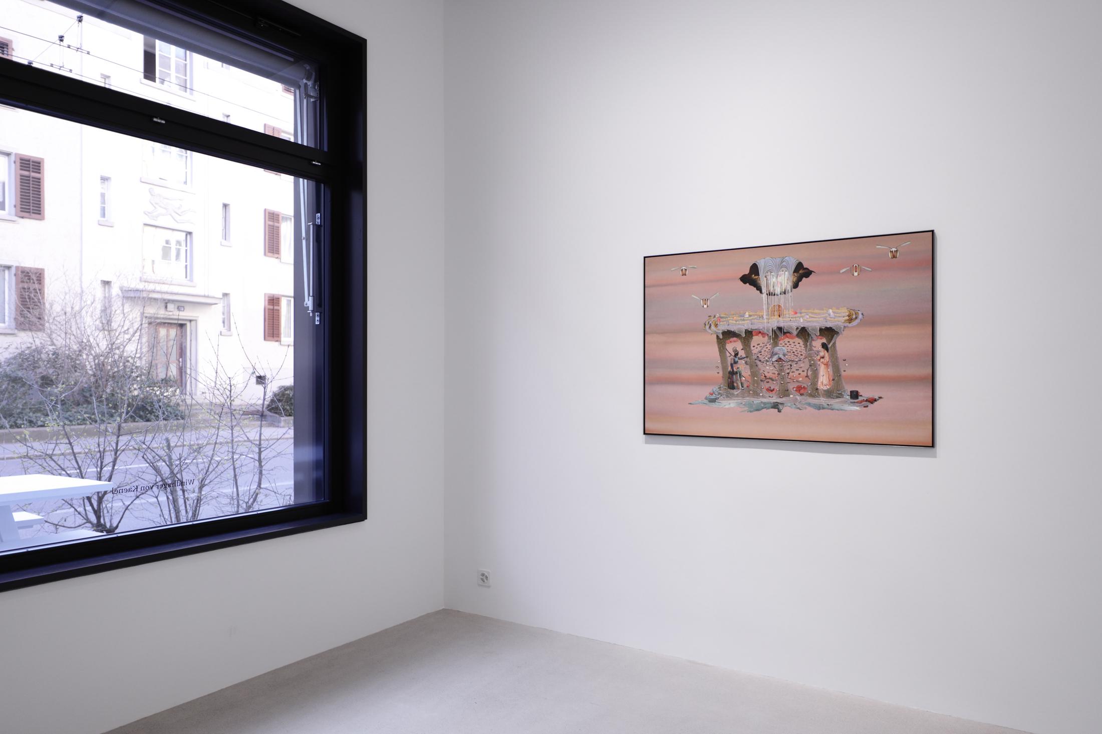 Exhibition View Linda Voorwinde Solo Show «Crack in the Dam» at Windhager von Kaenel, Zurich, 2022 / Courtesy: the artist and Windhager von Kaenel