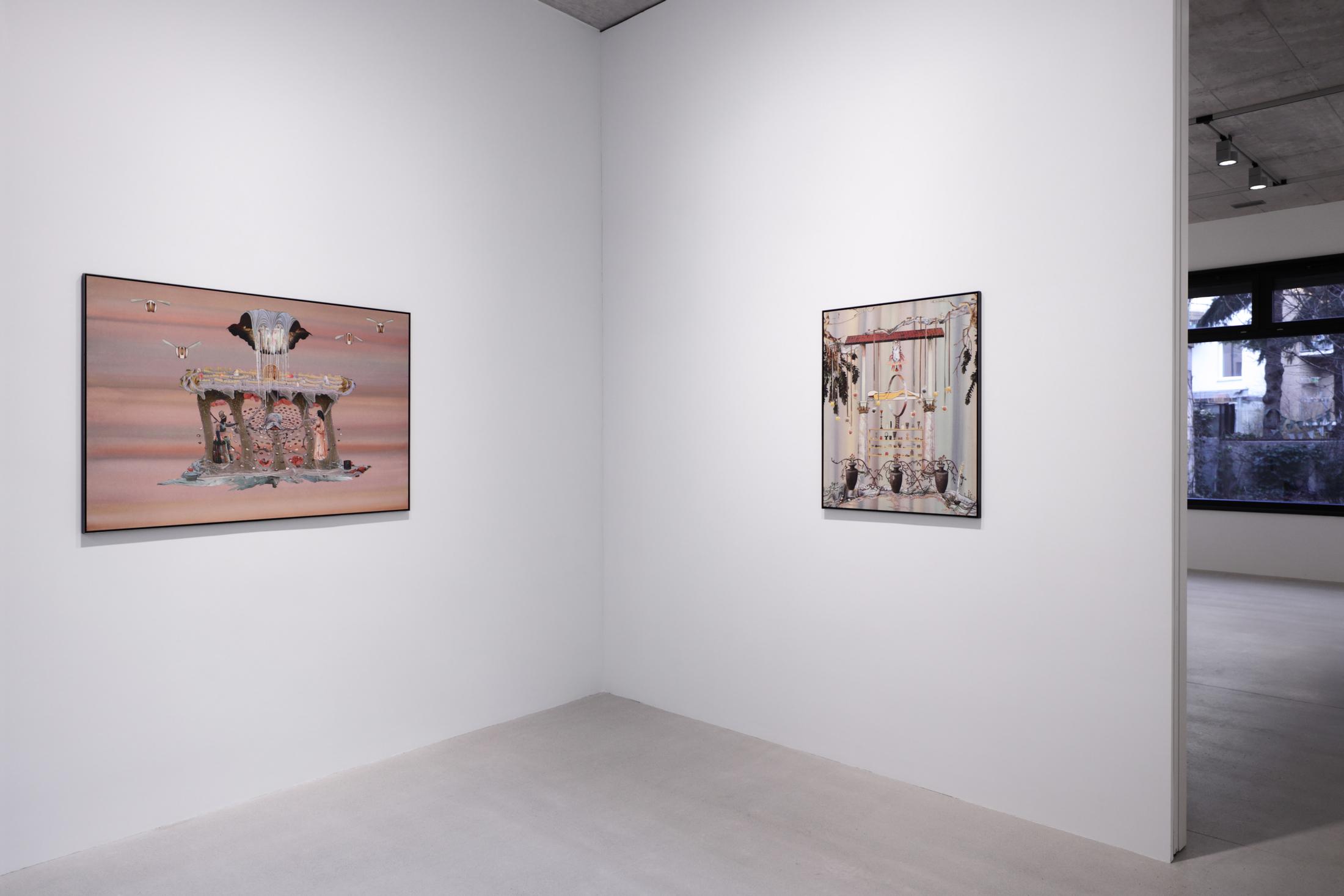 Exhibition View Linda Voorwinde Solo Show «Crack in the Dam» at Windhager von Kaenel, Zurich, 2022 / Courtesy: the artist and Windhager von Kaenel