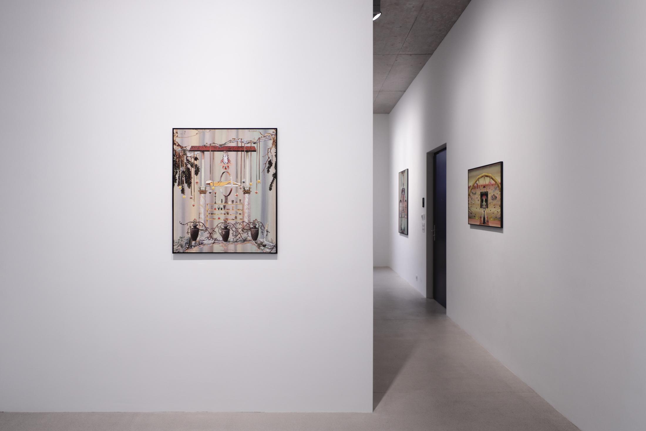 Exhibition View Linda Voorwinde Solo Show «Crack in the Dam» at Windhager von Kaenel, Zurich, 2022 / Courtesy: the artist and Windhager von Kaenel