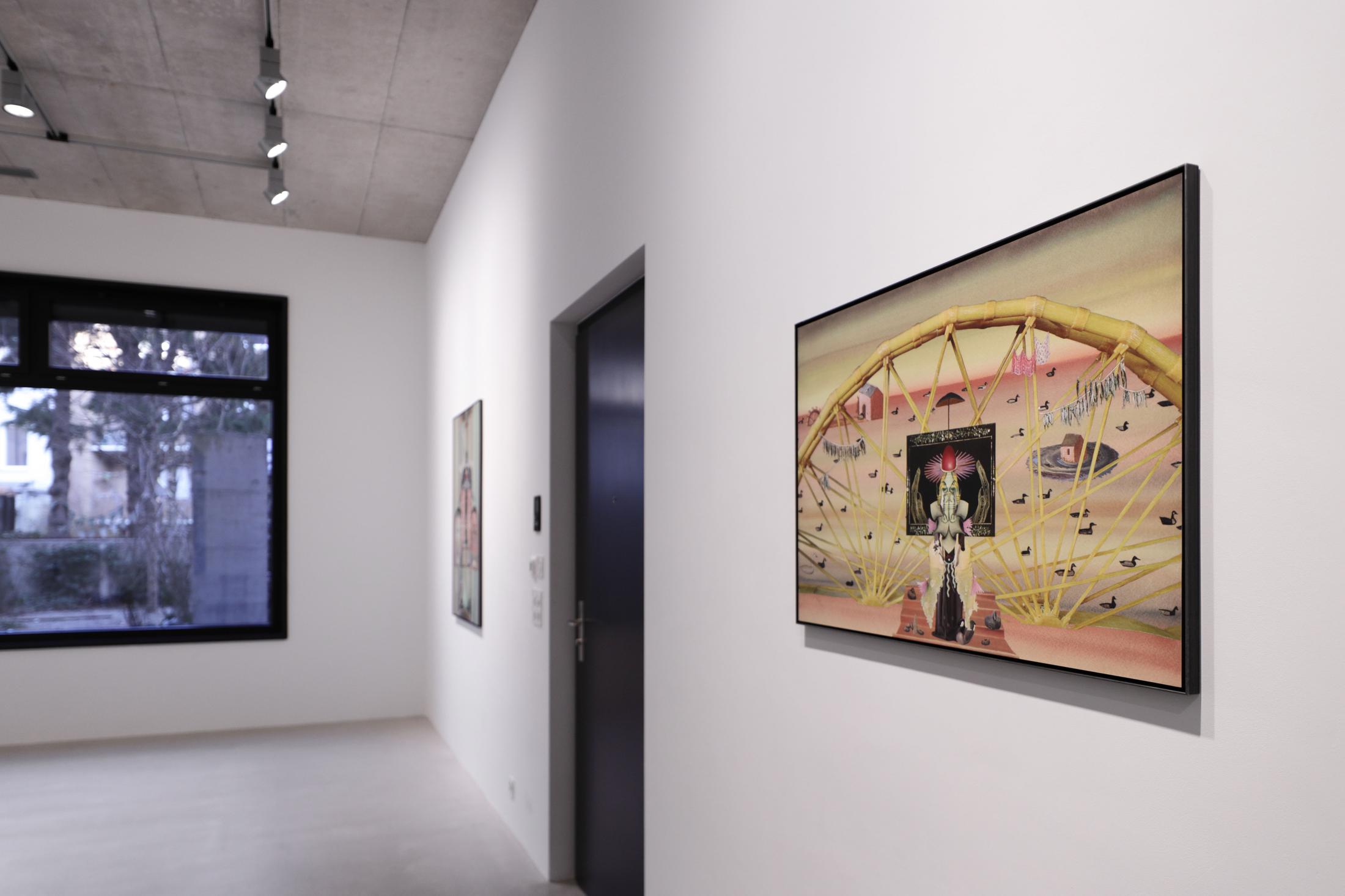 Exhibition View Linda Voorwinde Solo Show «Crack in the Dam» at Windhager von Kaenel, Zurich, 2022 / Courtesy: the artist and Windhager von Kaenel