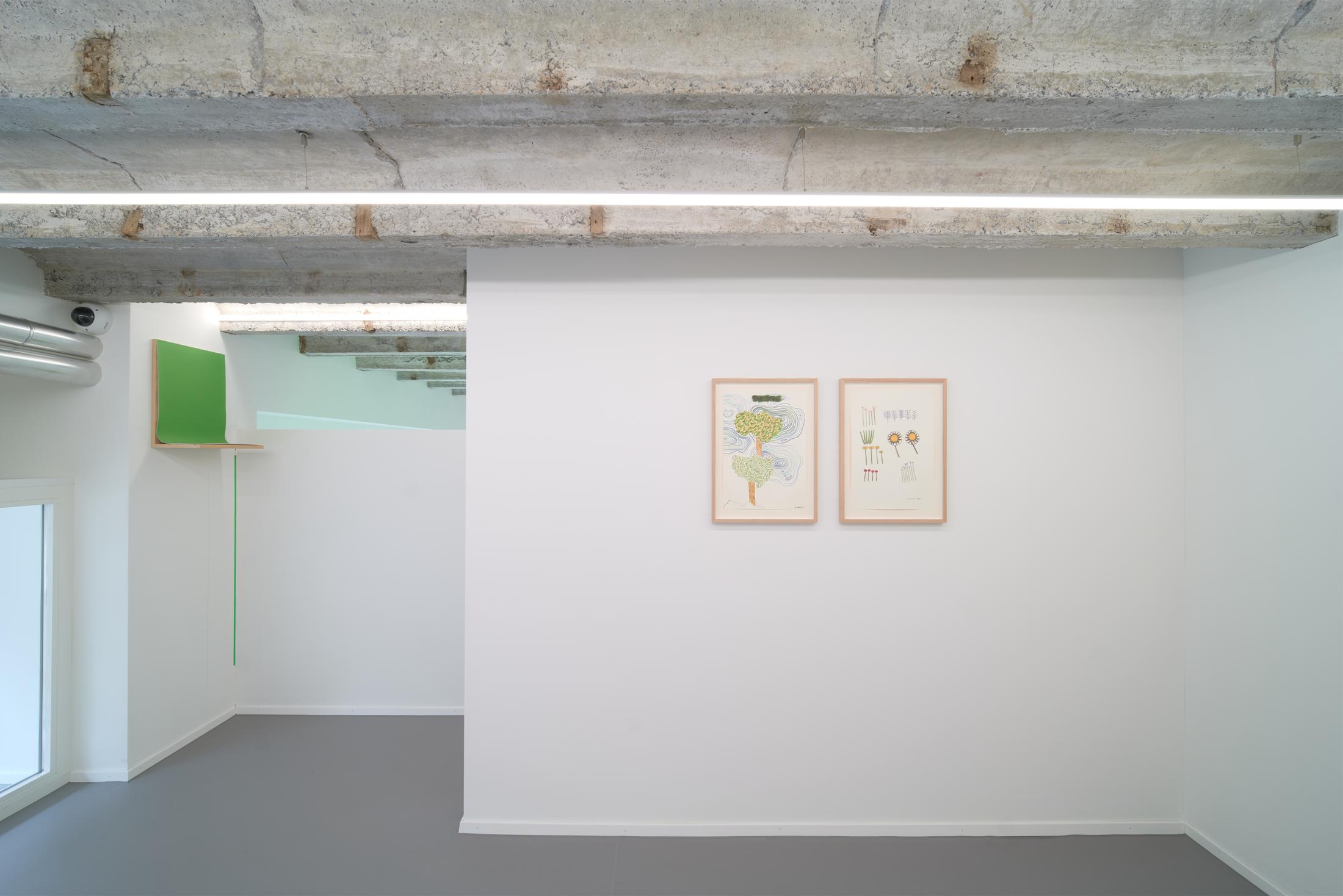 Exhibition View Group Show «Line Up» at Galerie Tschudi, Zurich, 2022 / Photo: Max Ehrengruber / Courtesy: the artists and Galerie Tschudi