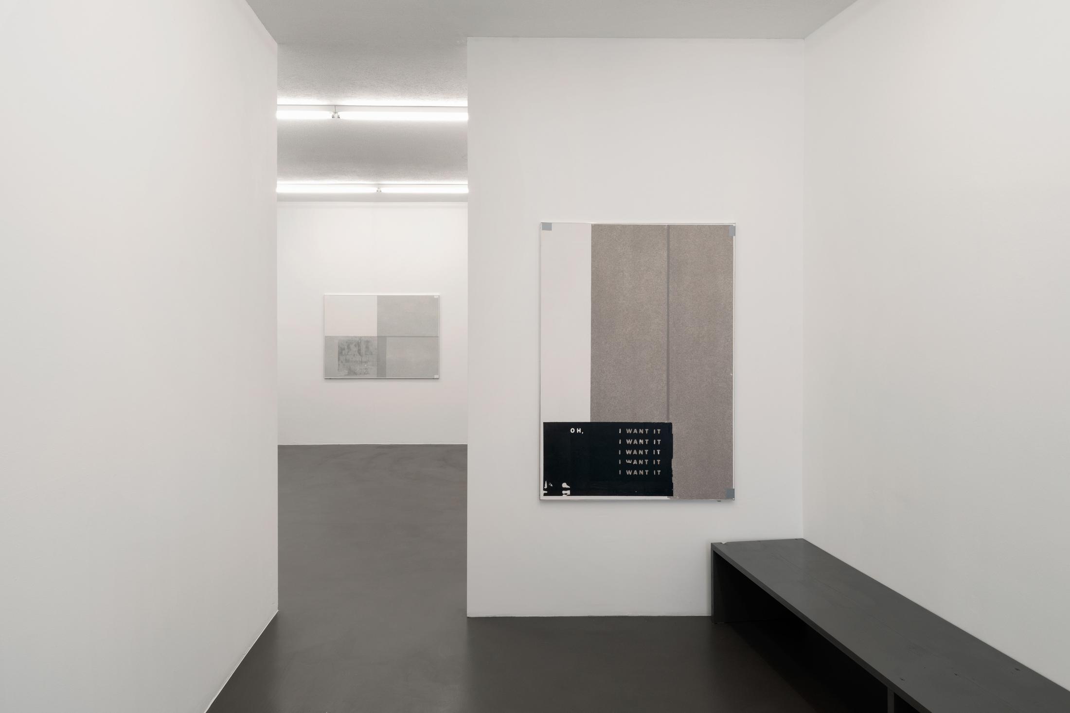 Exhibition View Lorenza Longhi Solo Show «Treat Yourself to a Break» at Weiss Falk, Basel, 2021 / Photo: Flavio Karrer / Courtesy: the artist and Weiss Falk