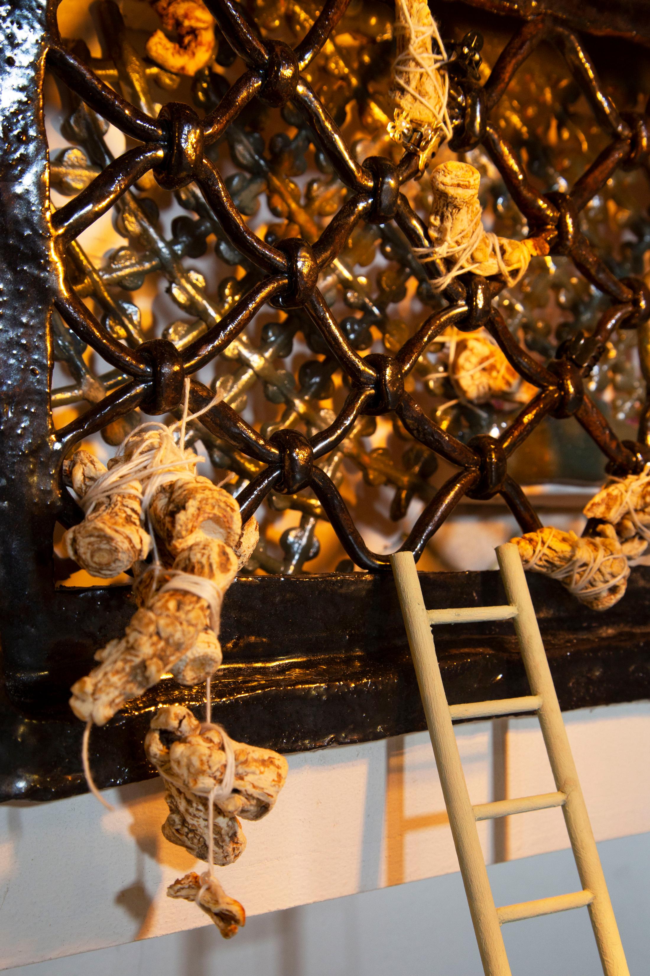 Exhibition View Lou Masduraud and Cécile Bouffard Duoshow «Down the liminal valley» at ADuplex, Geneva / Photo: Florent Meng / Courtesy: the artists and ADuplex