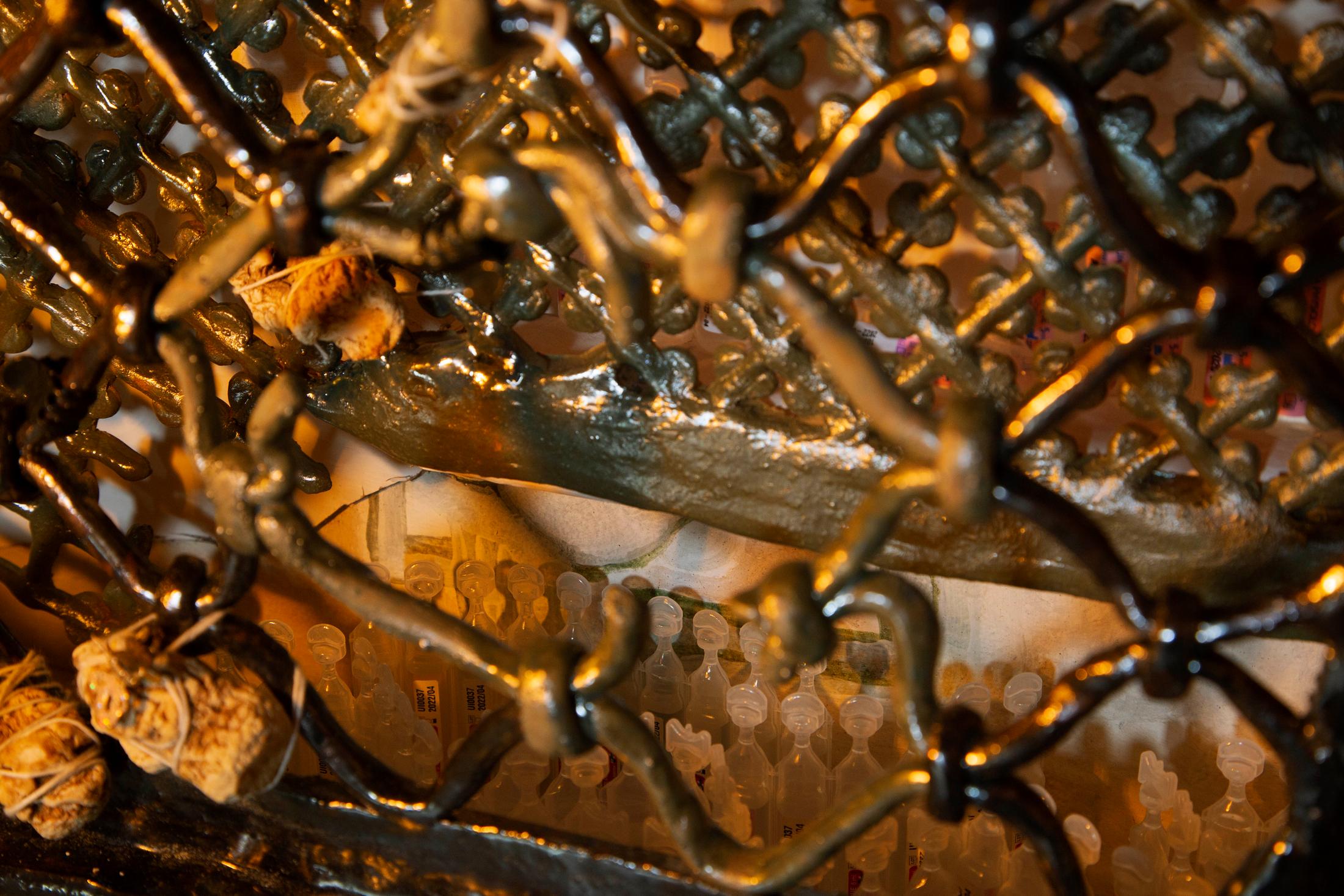 Exhibition View Lou Masduraud and Cécile Bouffard Duoshow «Down the liminal valley» at ADuplex, Geneva / Photo: Florent Meng / Courtesy: the artists and ADuplex