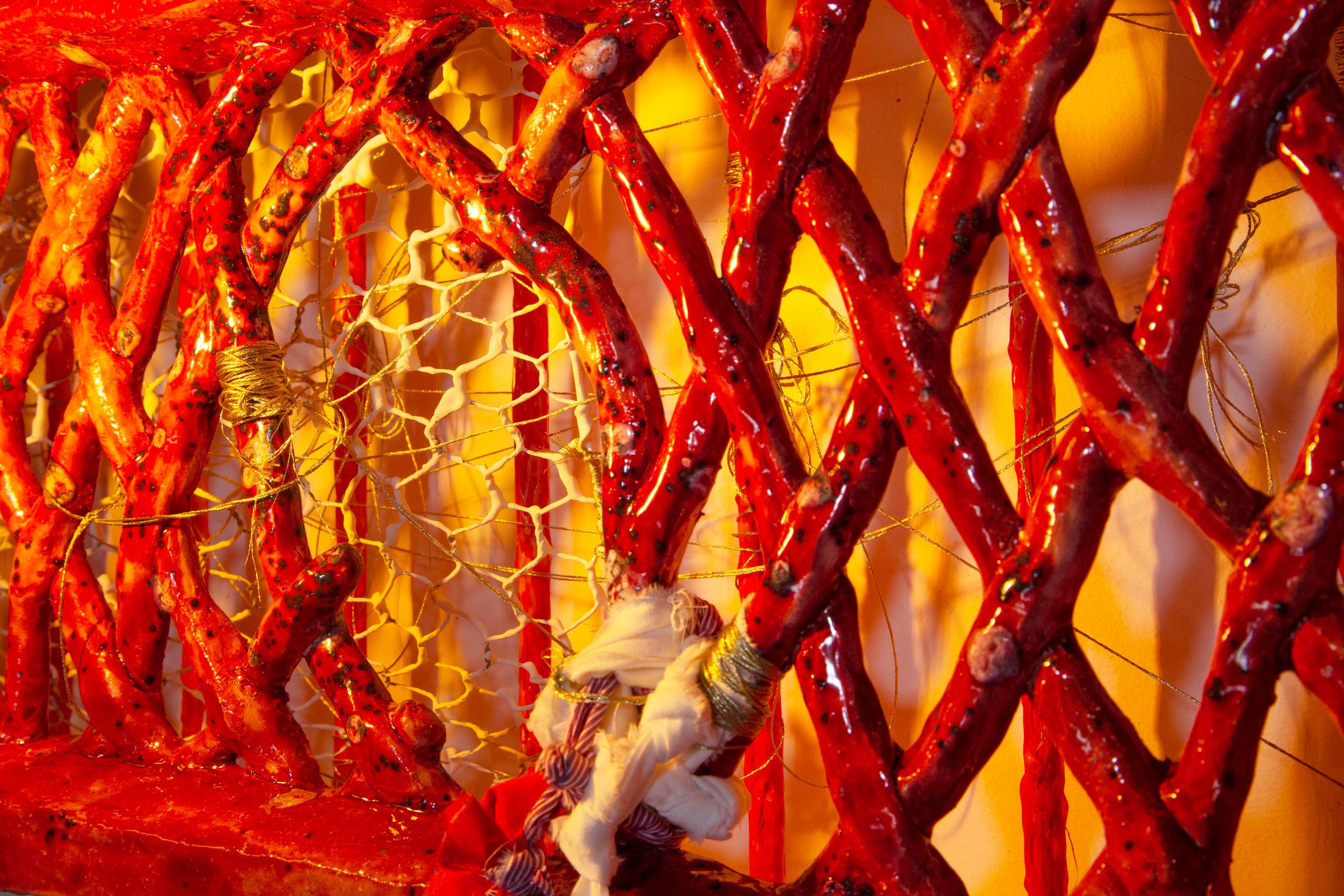 Exhibition View Lou Masduraud and Cécile Bouffard Duoshow «Down the liminal valley» at ADuplex, Geneva / Photo: Florent Meng / Courtesy: the artists and ADuplex