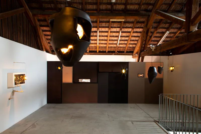 Exhibition View Lou Masduraud and Cécile Bouffard Duoshow «Down the liminal valley» at ADuplex, Geneva / Photo: Florent Meng / Courtesy: the artists and ADuplex