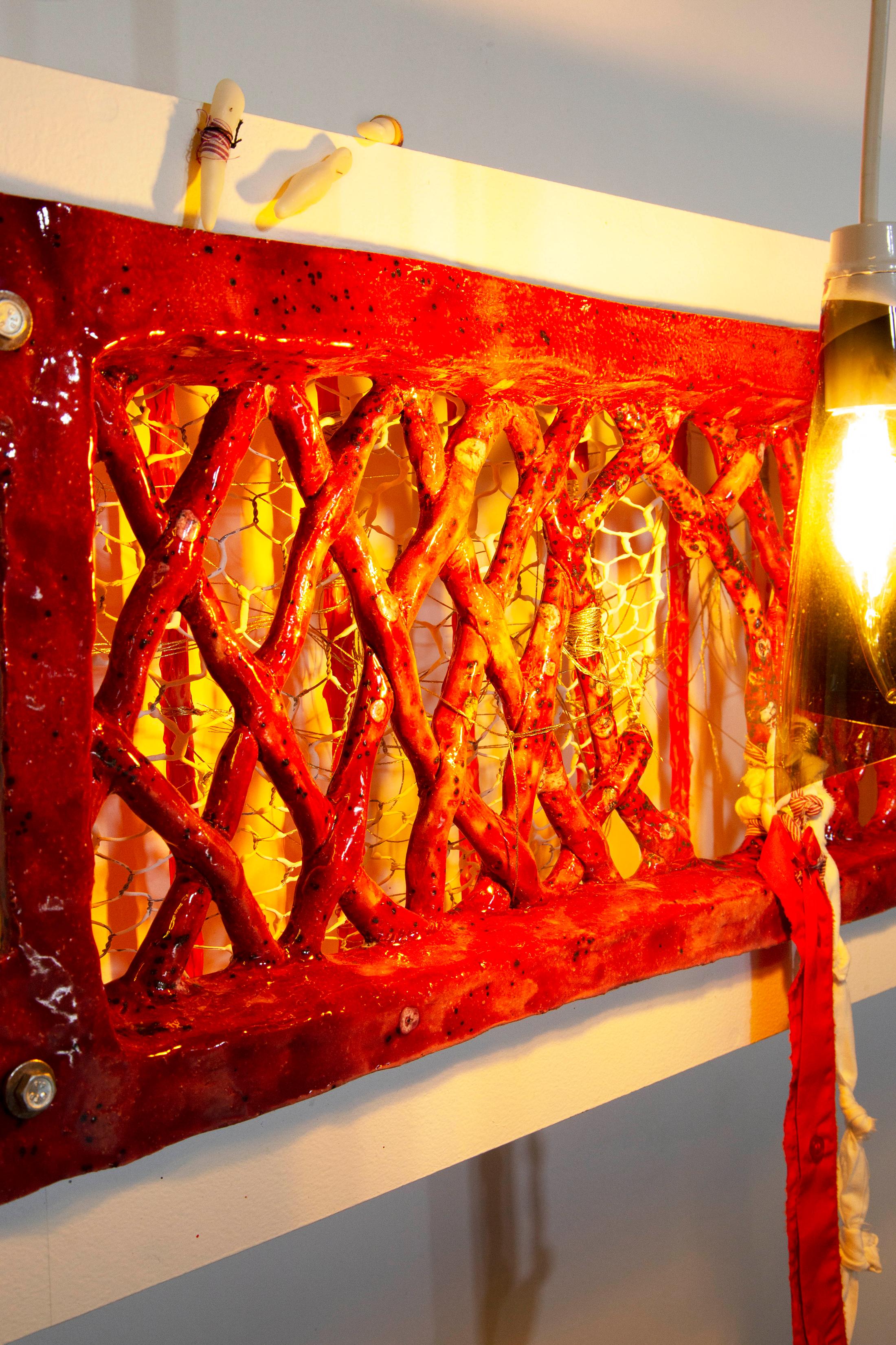 Exhibition View Lou Masduraud and Cécile Bouffard Duoshow «Down the liminal valley» at ADuplex, Geneva / Photo: Florent Meng / Courtesy: the artists and ADuplex