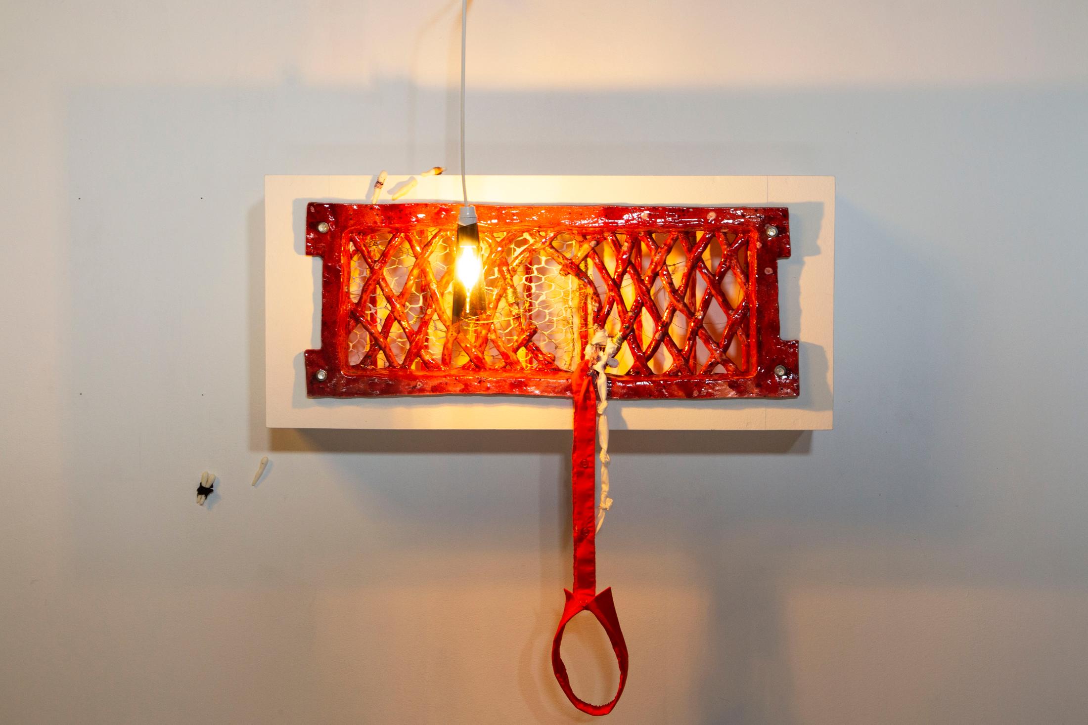 Exhibition View Lou Masduraud and Cécile Bouffard Duoshow «Down the liminal valley» at ADuplex, Geneva / Photo: Florent Meng / Courtesy: the artists and ADuplex