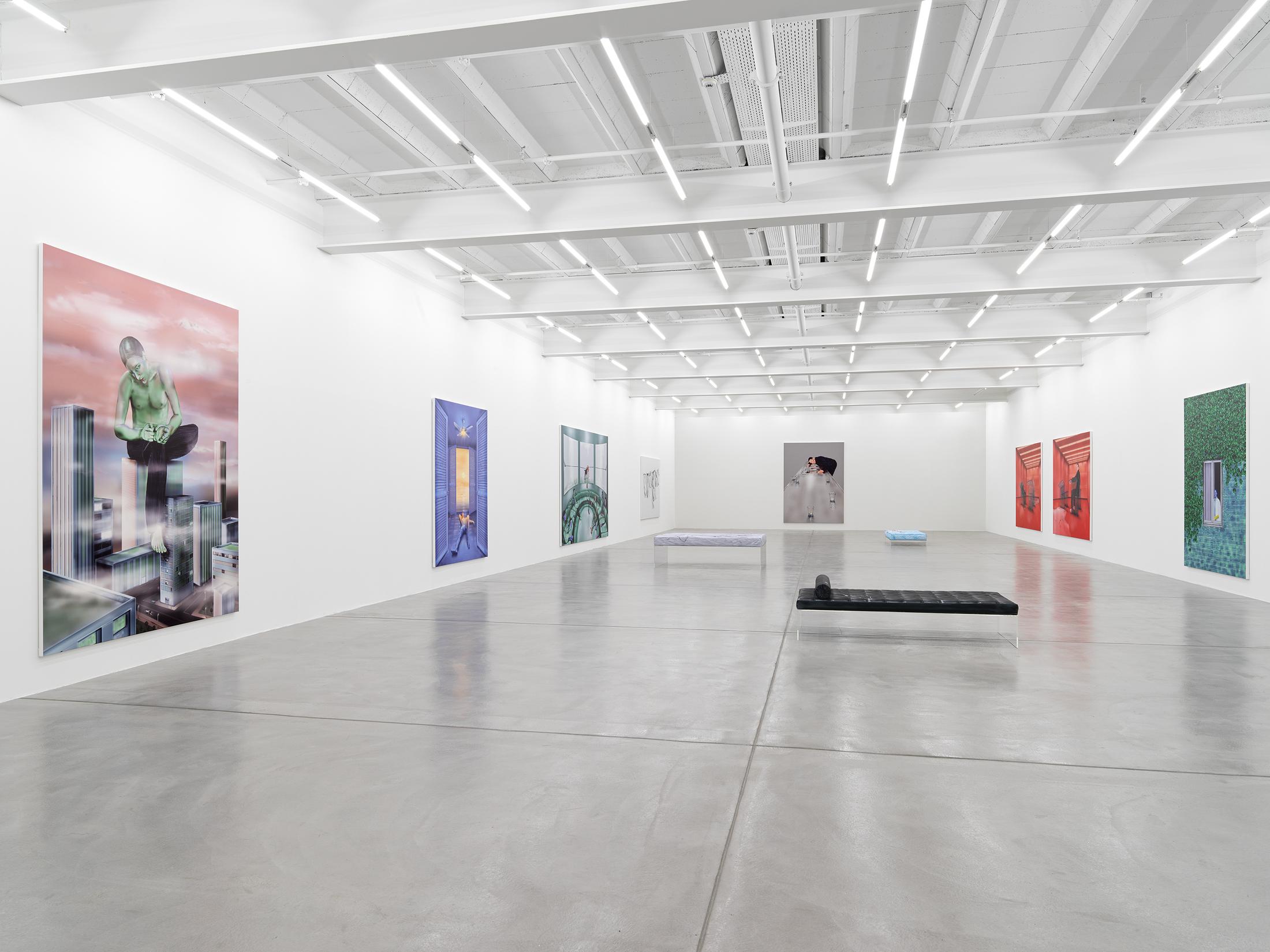 Exhibition View Louisa Gagliardi Solo Show «A Moment's Notice» at Galerie Eva Presenhuber, Maag Areal, Zurich, 2023 / Photo: Stefan Altenburger / Courtesy: the artist and Galerie Eva Presenhuber