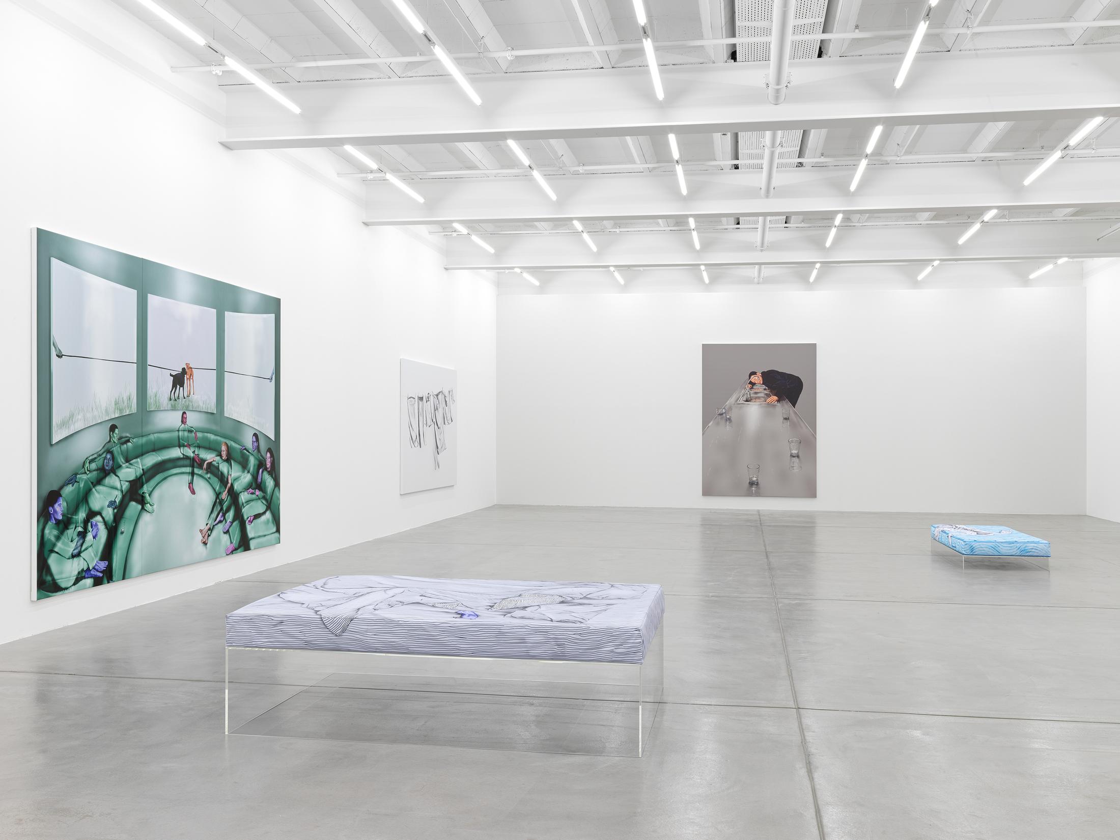 Exhibition View Louisa Gagliardi Solo Show «A Moment's Notice» at Galerie Eva Presenhuber, Maag Areal, Zurich, 2023 / Photo: Stefan Altenburger / Courtesy: the artist and Galerie Eva Presenhuber