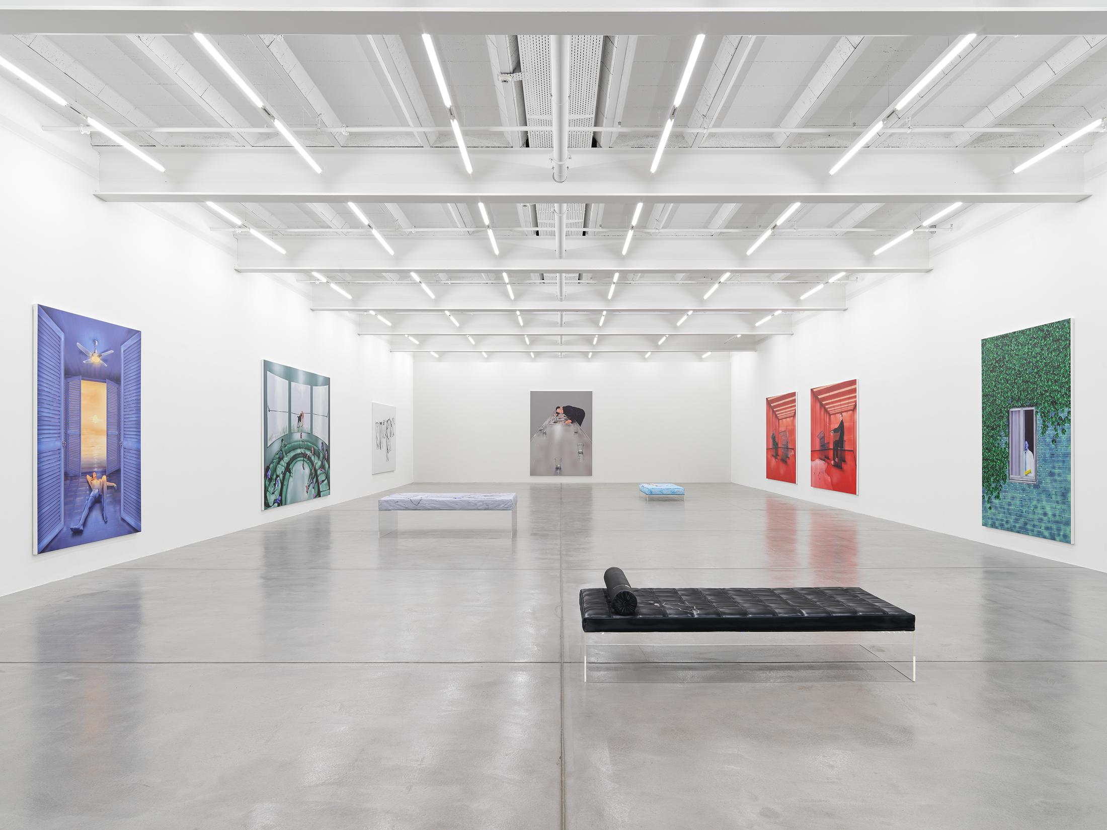 Exhibition View Louisa Gagliardi Solo Show «A Moment's Notice» at Galerie Eva Presenhuber, Maag Areal, Zurich, 2023 / Photo: Stefan Altenburger / Courtesy: the artist and Galerie Eva Presenhuber
