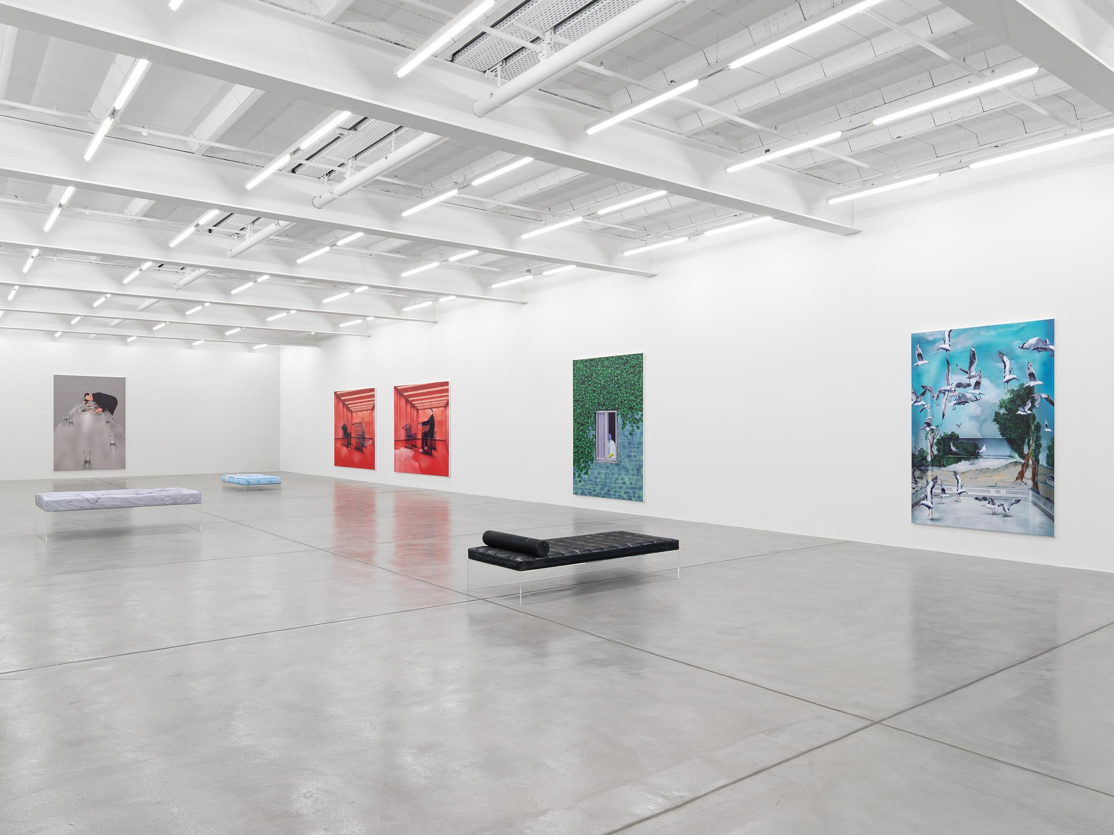 Exhibition View Louisa Gagliardi Solo Show «A Moment's Notice» at Galerie Eva Presenhuber, Maag Areal, Zurich, 2023 / Photo: Stefan Altenburger / Courtesy: the artist and Galerie Eva Presenhuber