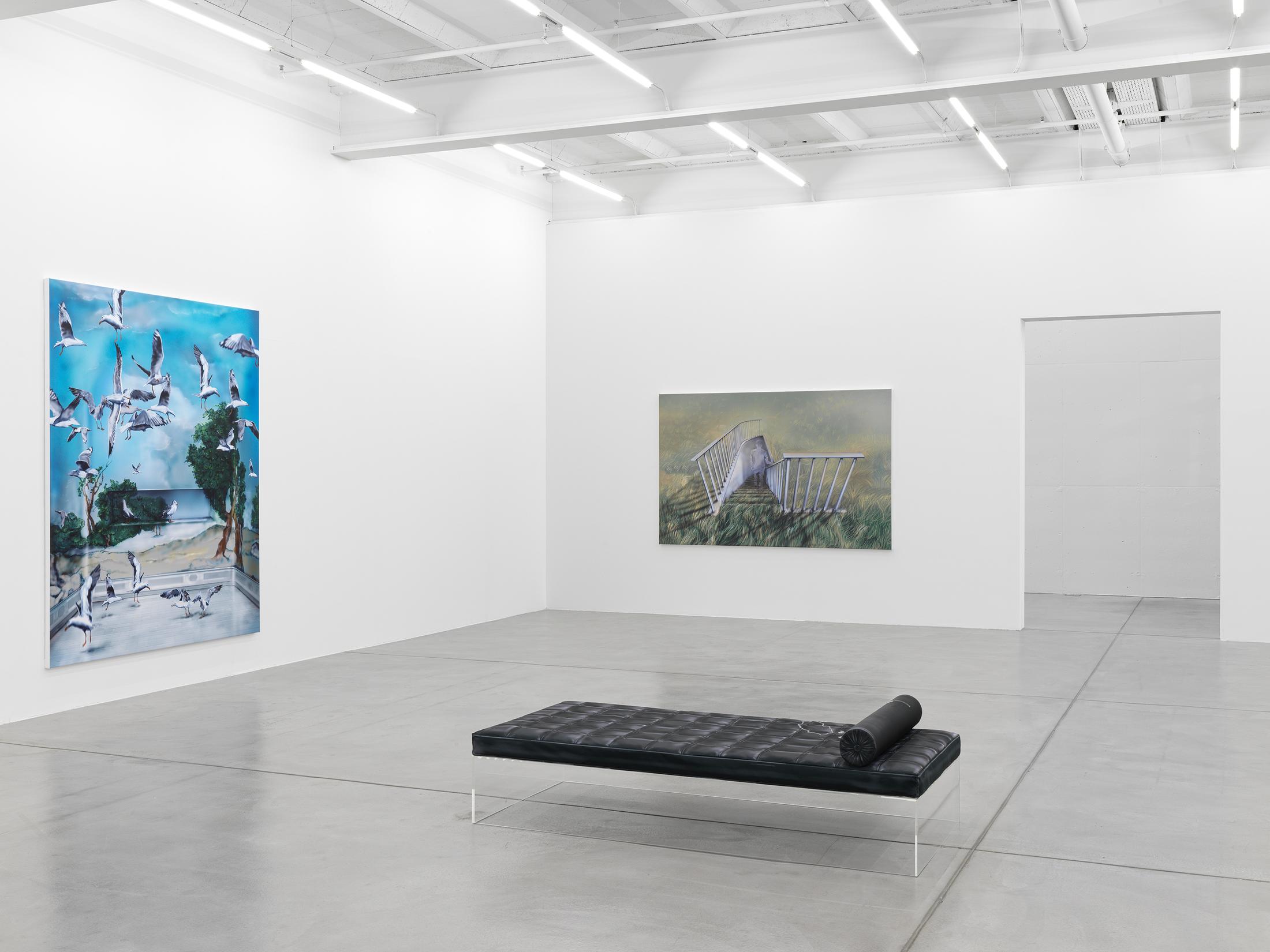 Exhibition View Louisa Gagliardi Solo Show «A Moment's Notice» at Galerie Eva Presenhuber, Maag Areal, Zurich, 2023 / Photo: Stefan Altenburger / Courtesy: the artist and Galerie Eva Presenhuber