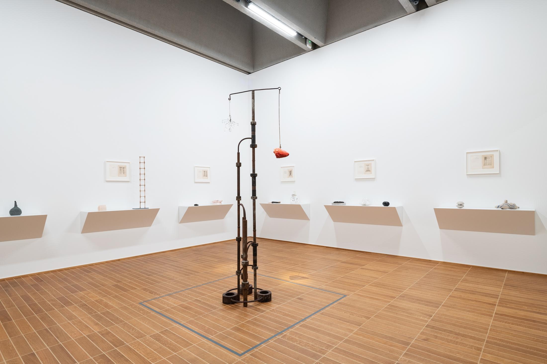 Exhibition View Louise Bourgeois x Jenny Holzer Solo Show «The Violence of Handwriting Across a Page» at Kunstmuseum Basel, Basel, 2022 / Photo: Jonas Hänggi / Courtesy: The Easton Foundation and ProLitteris