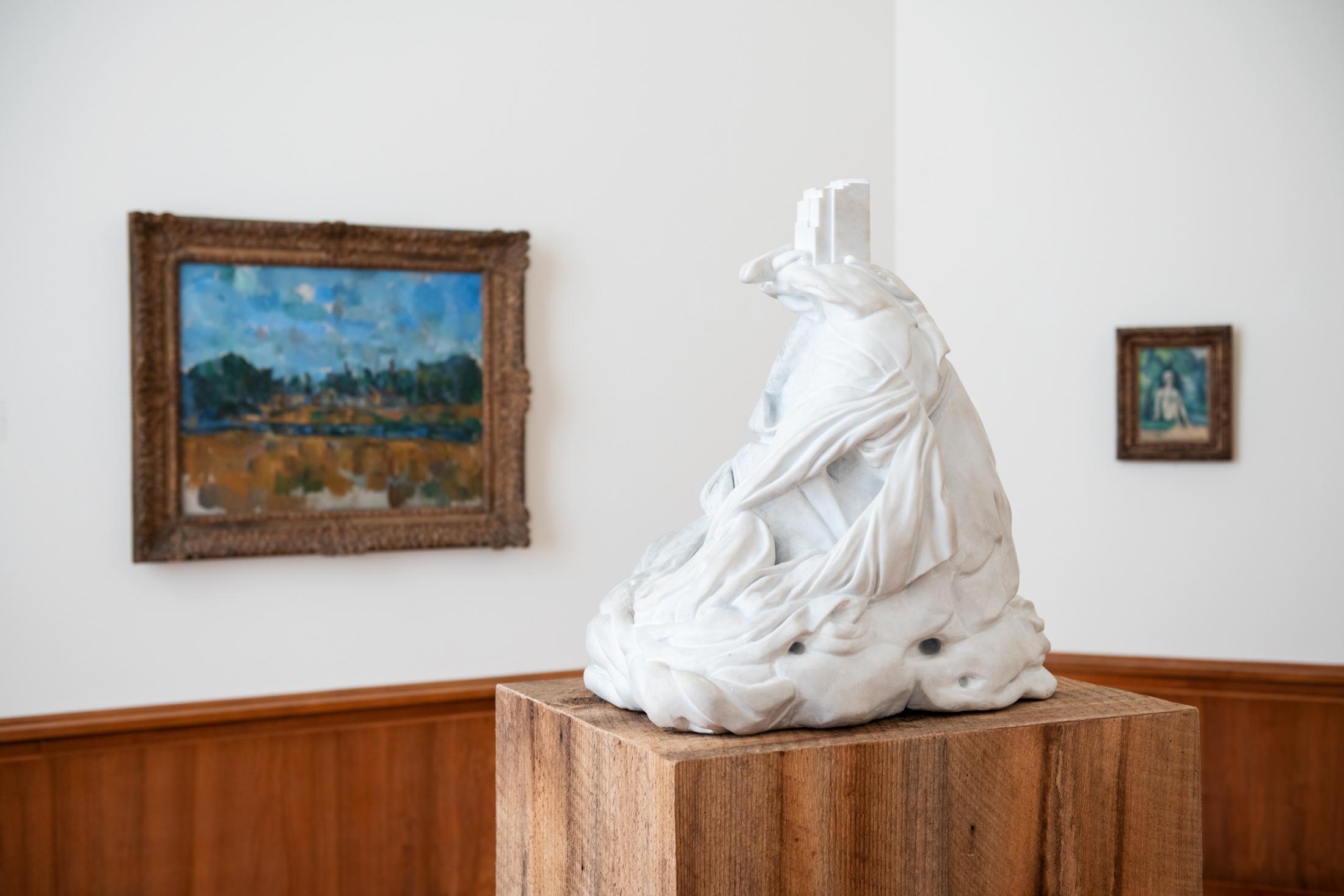 Exhibition View Louise Bourgeois x Jenny Holzer Solo Show «The Violence of Handwriting Across a Page; view on Louise Bourgeois, Femme maison, 1982» at Kunstmuseum Basel, Basel, 2022 / Photo: Jonas Hänggi / Courtesy: The Easton Foundation and ProLitteris