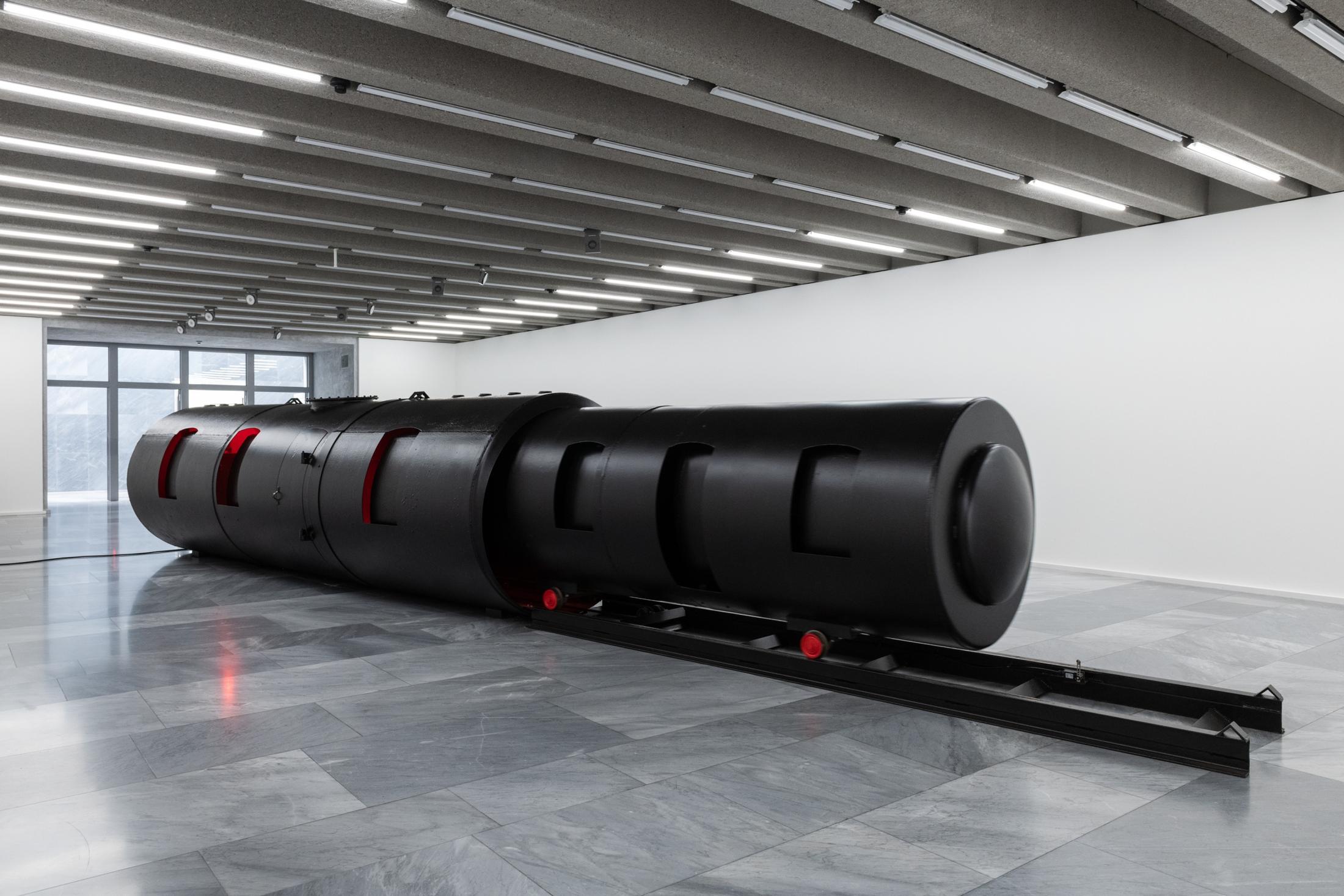 Exhibition View Louise Bourgeois x Jenny Holzer Solo Show «The Violence of Handwriting Across a Page; view on Louise Bourgeois, Twosome, 1991» at Kunstmuseum Basel, Basel, 2022 / Photo: Jonas Hänggi / Courtesy: The Easton Foundation and ProLitteris