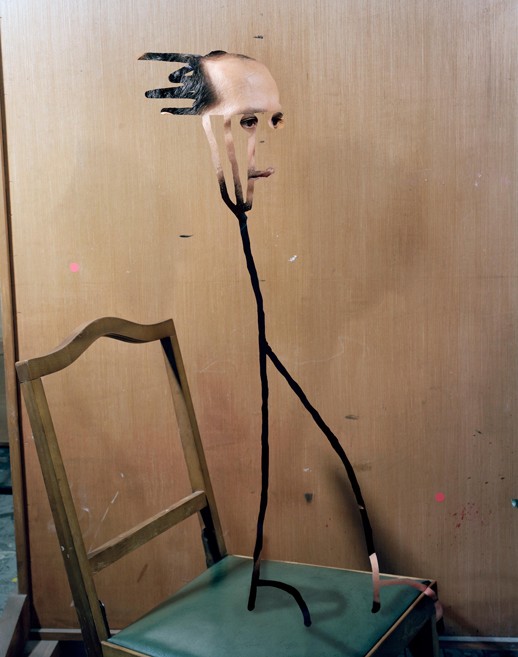 Lucas Blalock "Adam, 2017" / Courtesy: Galerie Eva Presenhuber, Zurich / New York